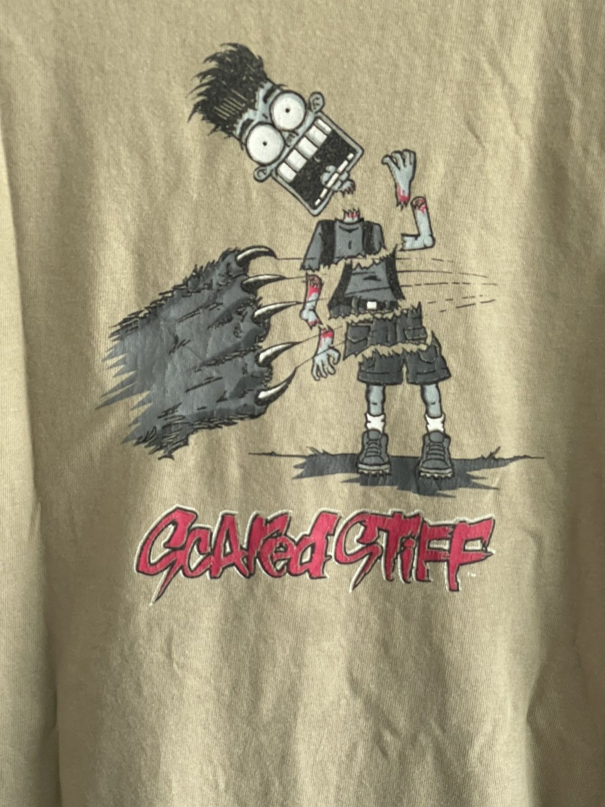 Other Vintage Scared Stiff Tee 90s Size US M / EU 48-50 / 2 - 11 Thumbnail