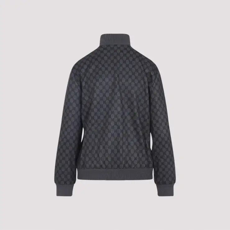 Gucci o1B3y1r0426 Printed Technical Jersey Zip Sweatshirt in Black Size US S / EU 44-46 / 1 - 2 Thumbnail