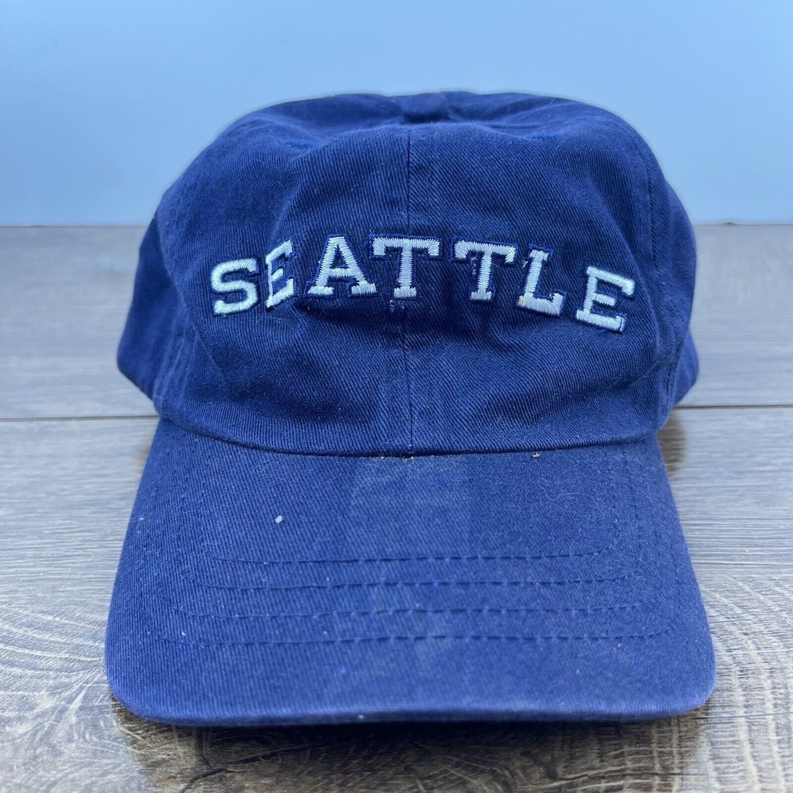 Other Seattle Blue Hat Seattle Seahawaks Blue Adjustable Hat Blue Size ONE SIZE - 2 Thumbnail