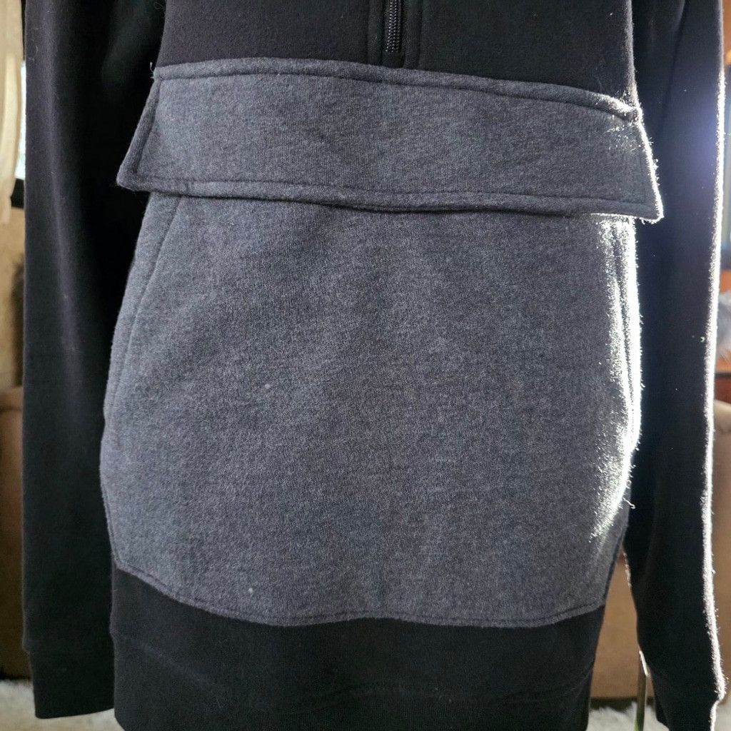 Tek Gear Tek Gear Black and Gray Hoodie with Front Pocket NWT Size US L / EU 52-54 / 3 - 2 Thumbnail