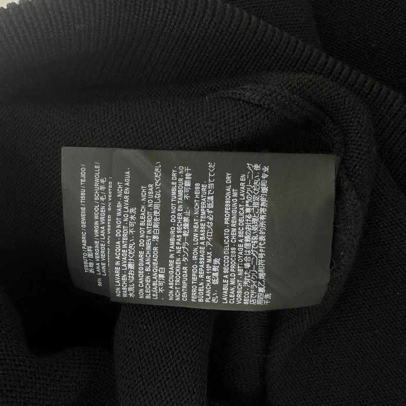 Balenciaga Balenciaga Sinners Embroidered Destroyed Sweater Size US M / EU 48-50 / 2 - 7 Thumbnail