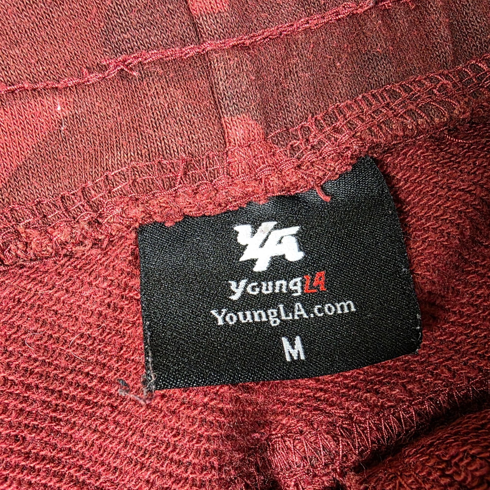 YoungLA YoungLA Mens Medium Red Camo Joggers Sweatpants Drawstring C Size US 30 / EU 46 - 5 Thumbnail