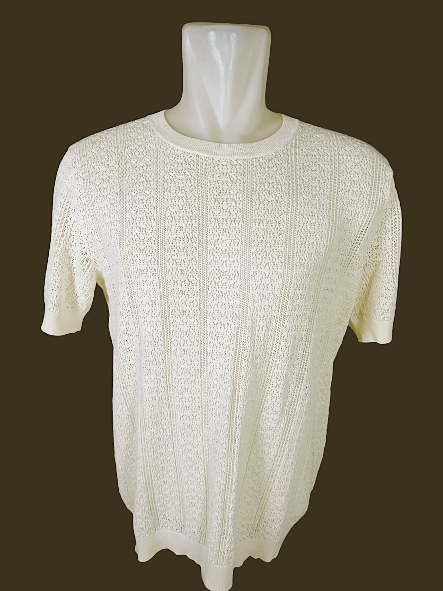 Designer × Uniqlo INES DE LA FRESSAGE X UNIQLO Mesh Knit TShirt Size XXL / US 16-18 / IT 52-54 - 15 Thumbnail