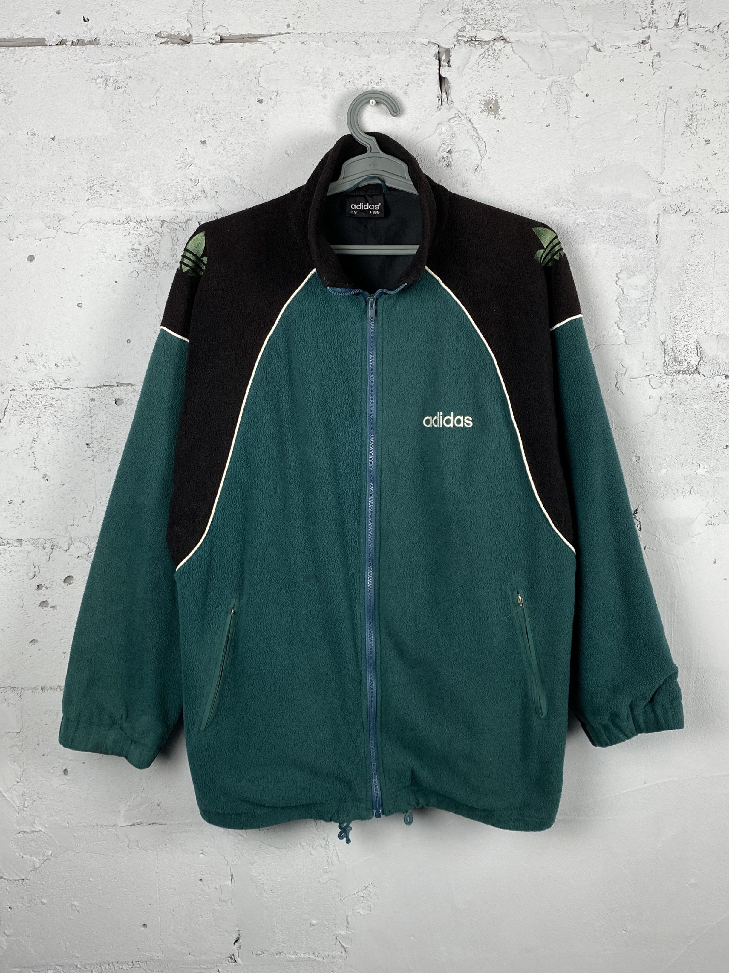 Adidas × Vintage Adidas EQT equipment fleece 90s vintage Big Logo Y2K Size US XL / EU 56 / 4 - 4 Thumbnail