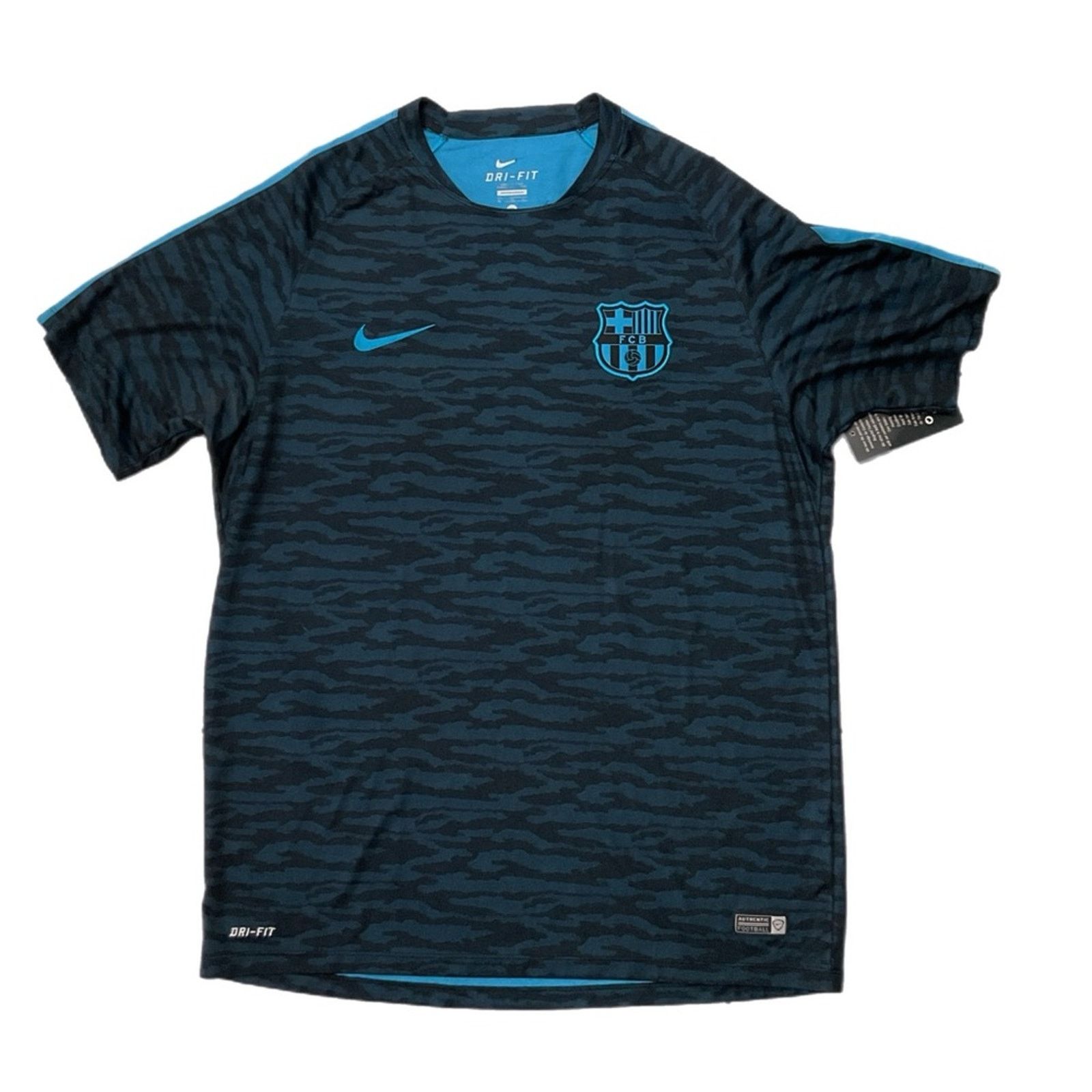 Nike Nike Dri-fit Jersey Camo Blue Size US XL / EU 56 / 4 - 1 Thumbnail