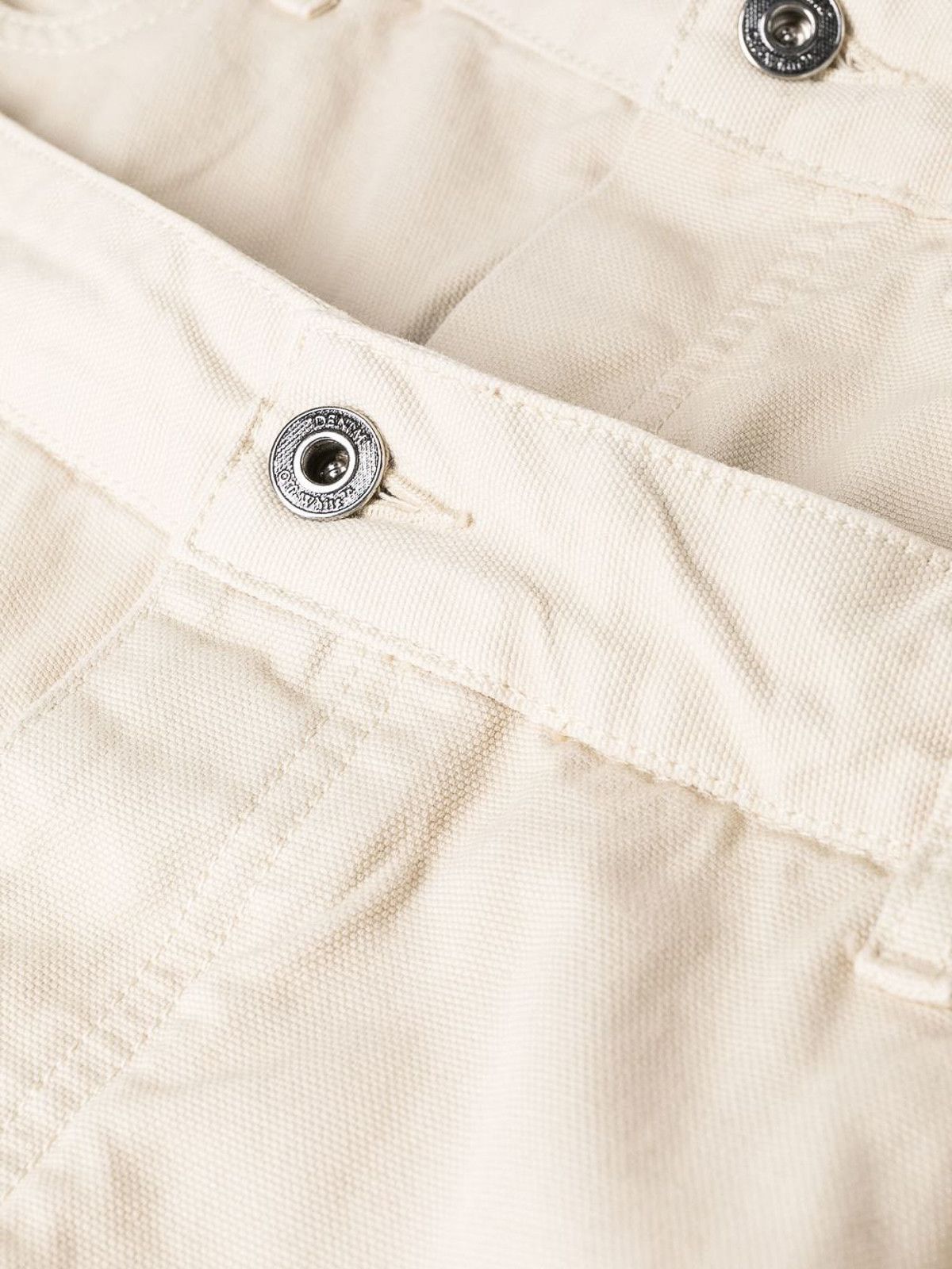 Off-White o1gr1nt0125 Wave Off Canvas Double Over Pant in Beige Size US 30 / EU 46 - 7 Thumbnail