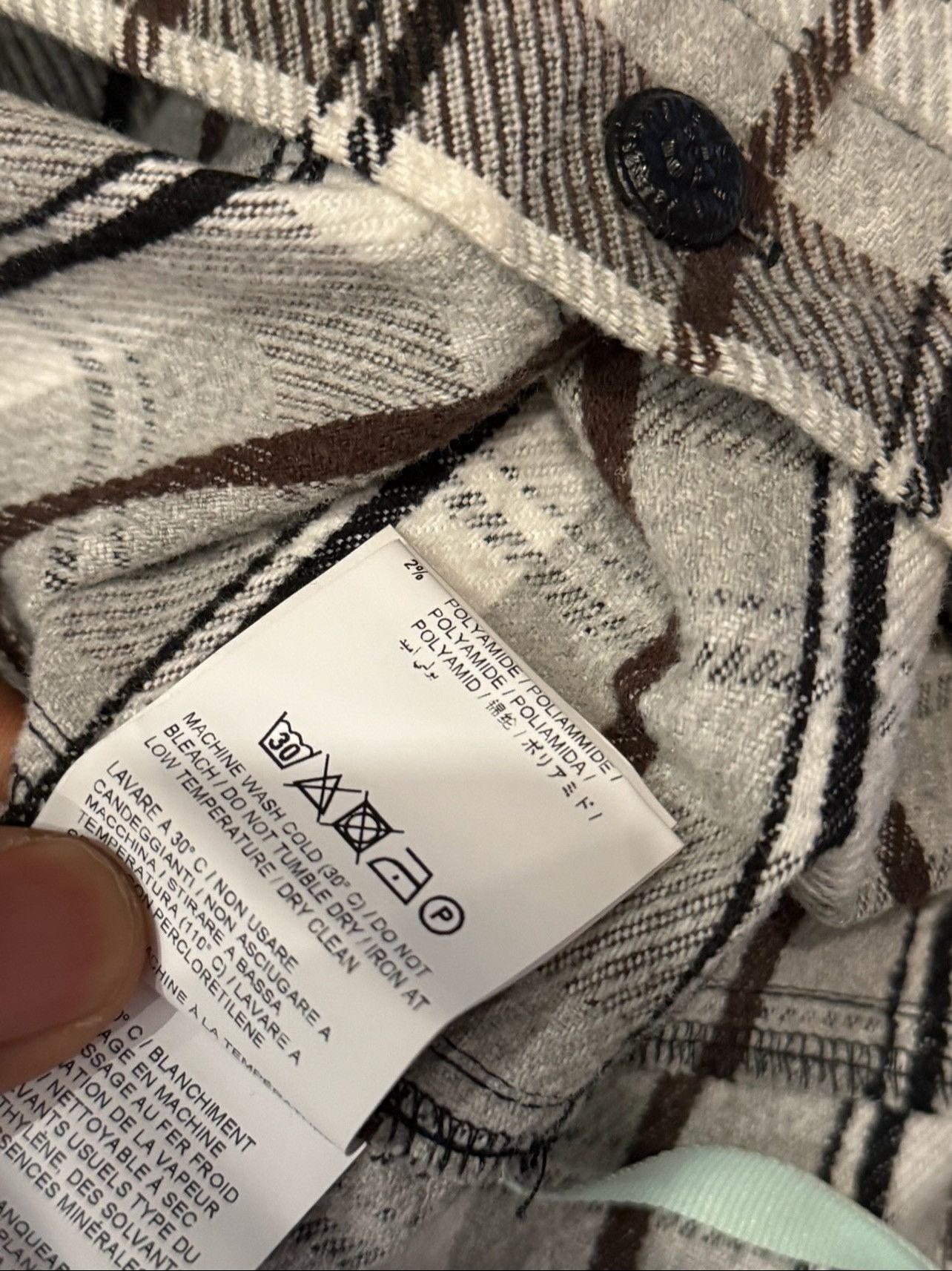 Off-White Off-White Flannel Size US L / EU 52-54 / 3 - 5 Thumbnail
