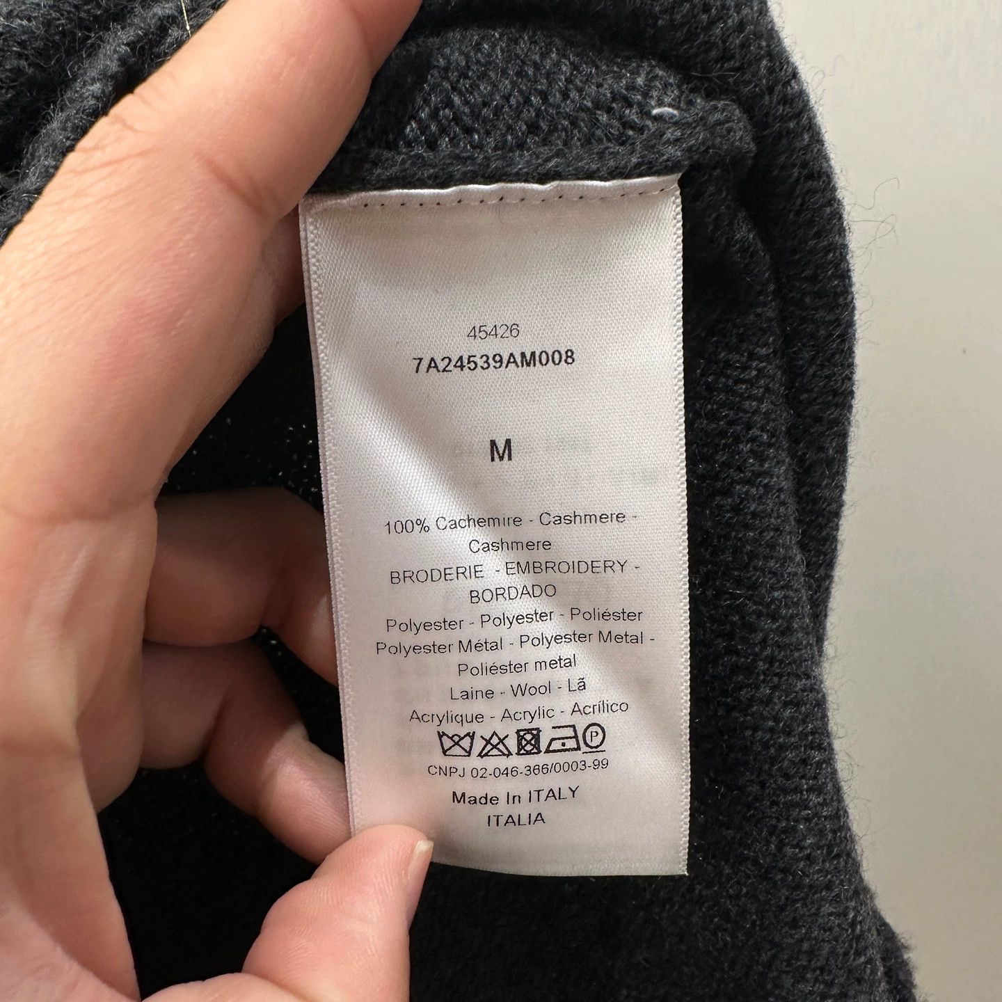 Christian Dior Monsieur Dior mar13 Mermaid cashmere sweater M Size M / US 6-8 / IT 42-44 - 4 Thumbnail