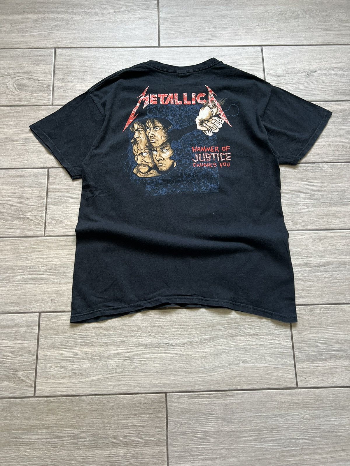 Band Tees Vintage Metallica And Justice For All From 2007 Size US L / EU 52-54 / 3 - 2 Thumbnail