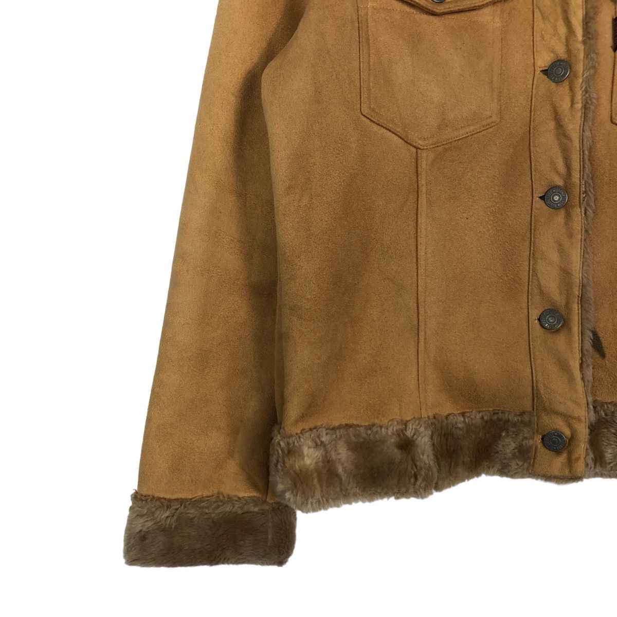 Japanese Brand 🔥Vintage Suede Jacket Mink Fur Lining Pink House Japan Size US L / EU 52-54 / 3 - 4 Thumbnail