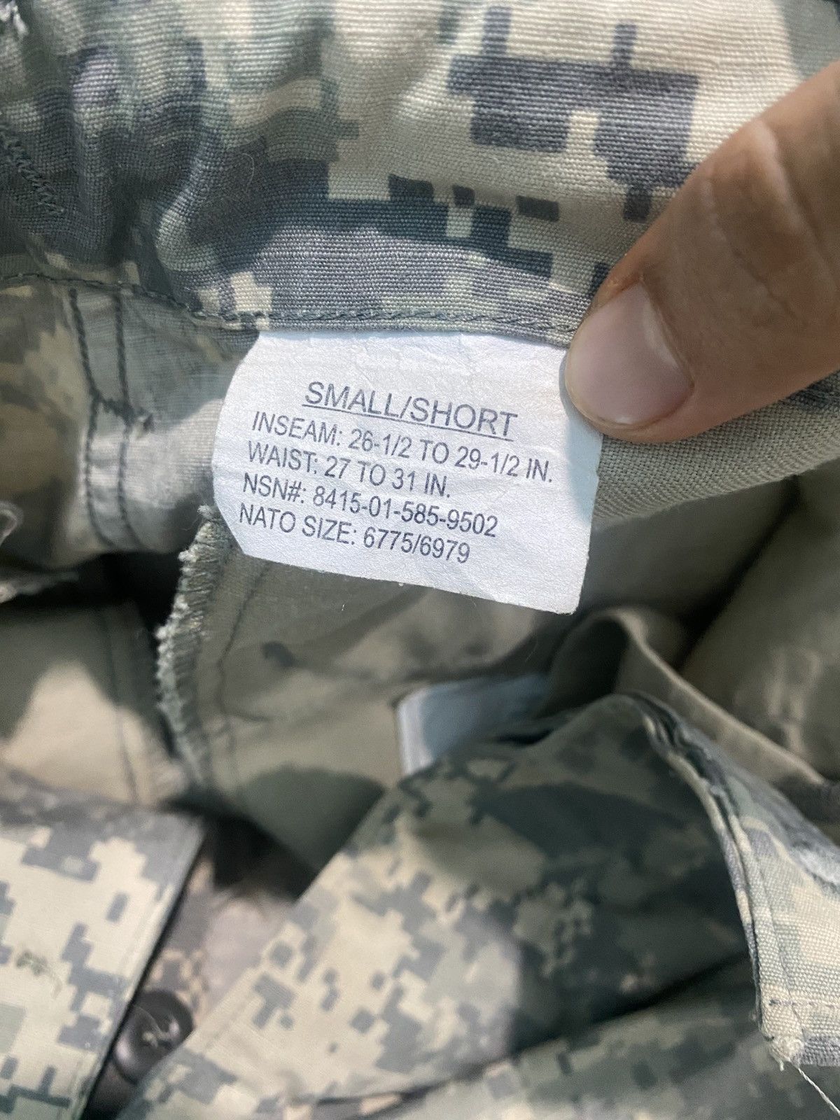 Alpha Industries Us Army Issue 2013 Combat Camouflage 8 Pocket Usa Pant Size US 31 - 10 Thumbnail