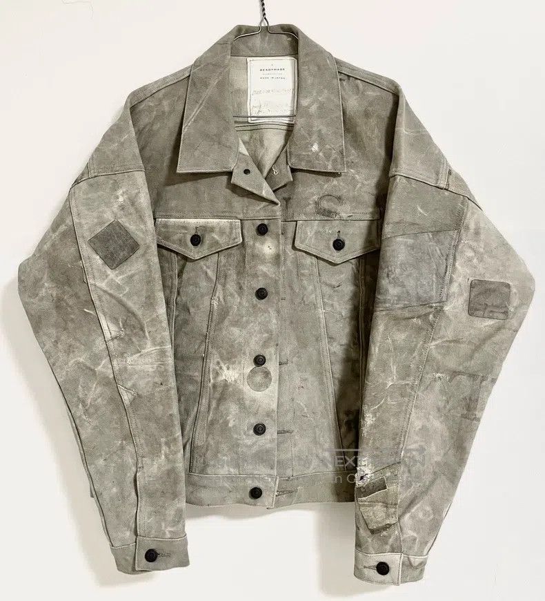 READYMADE Ready Made Cement Grey Military Cloth Jacket Size US M / EU 48-50 / 2 - 2 Thumbnail