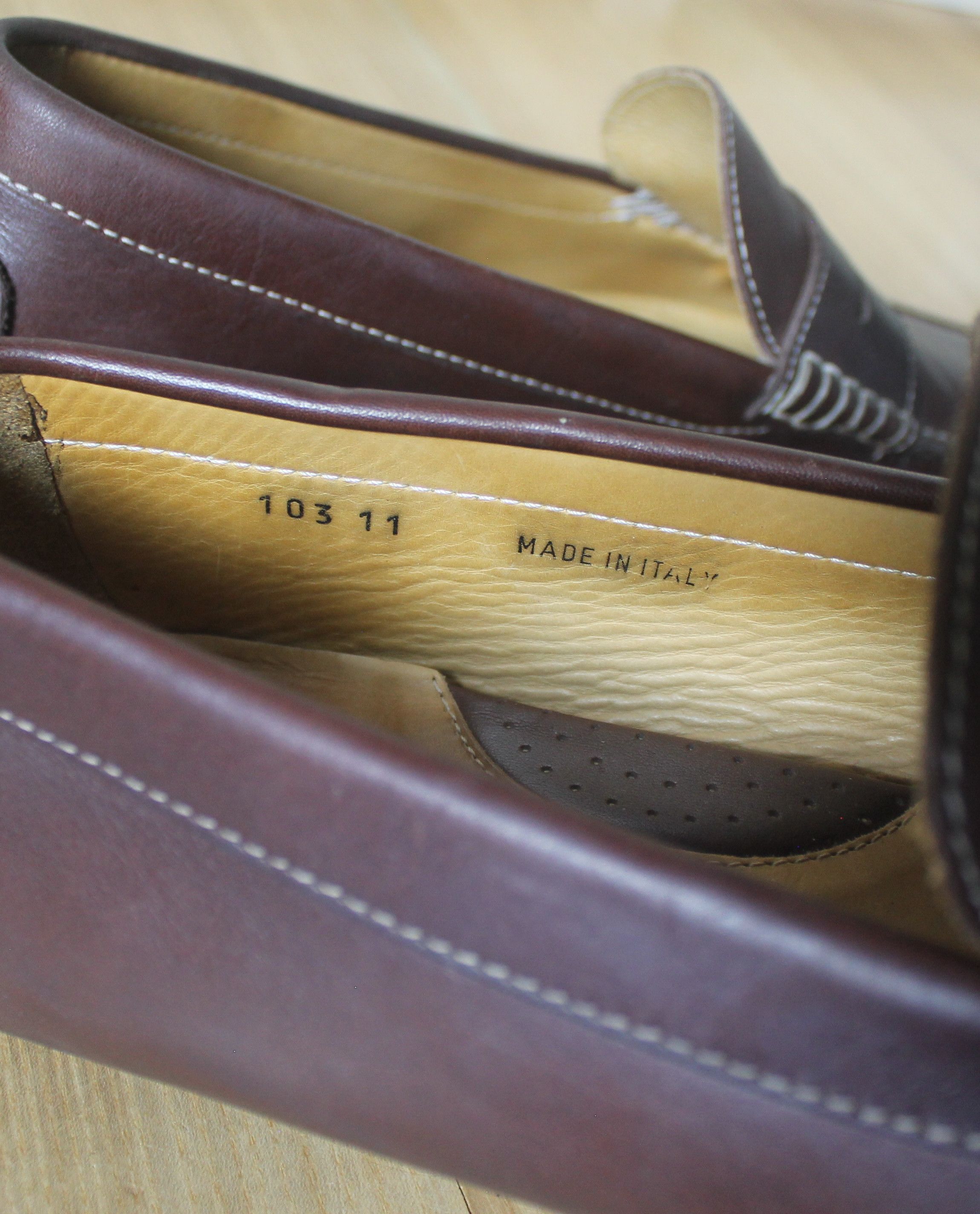 Crockett & Jones Crockett & Jones Penny Loafers Leather Moccasin Size US 12 / EU 45 - 14 Thumbnail