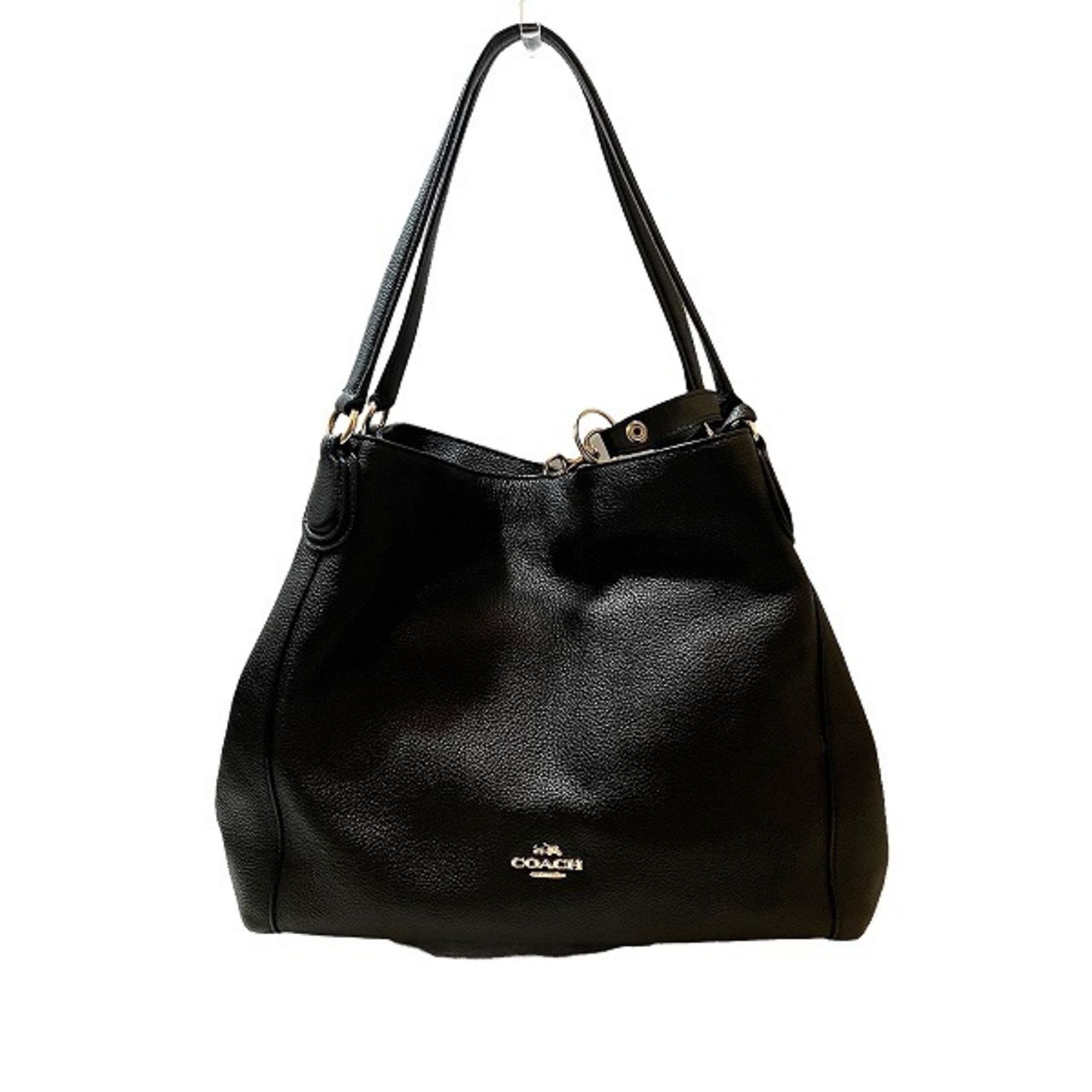 image of Coach Edie 31 36464 Handbag Tote Bag Ladies in Black, Women's