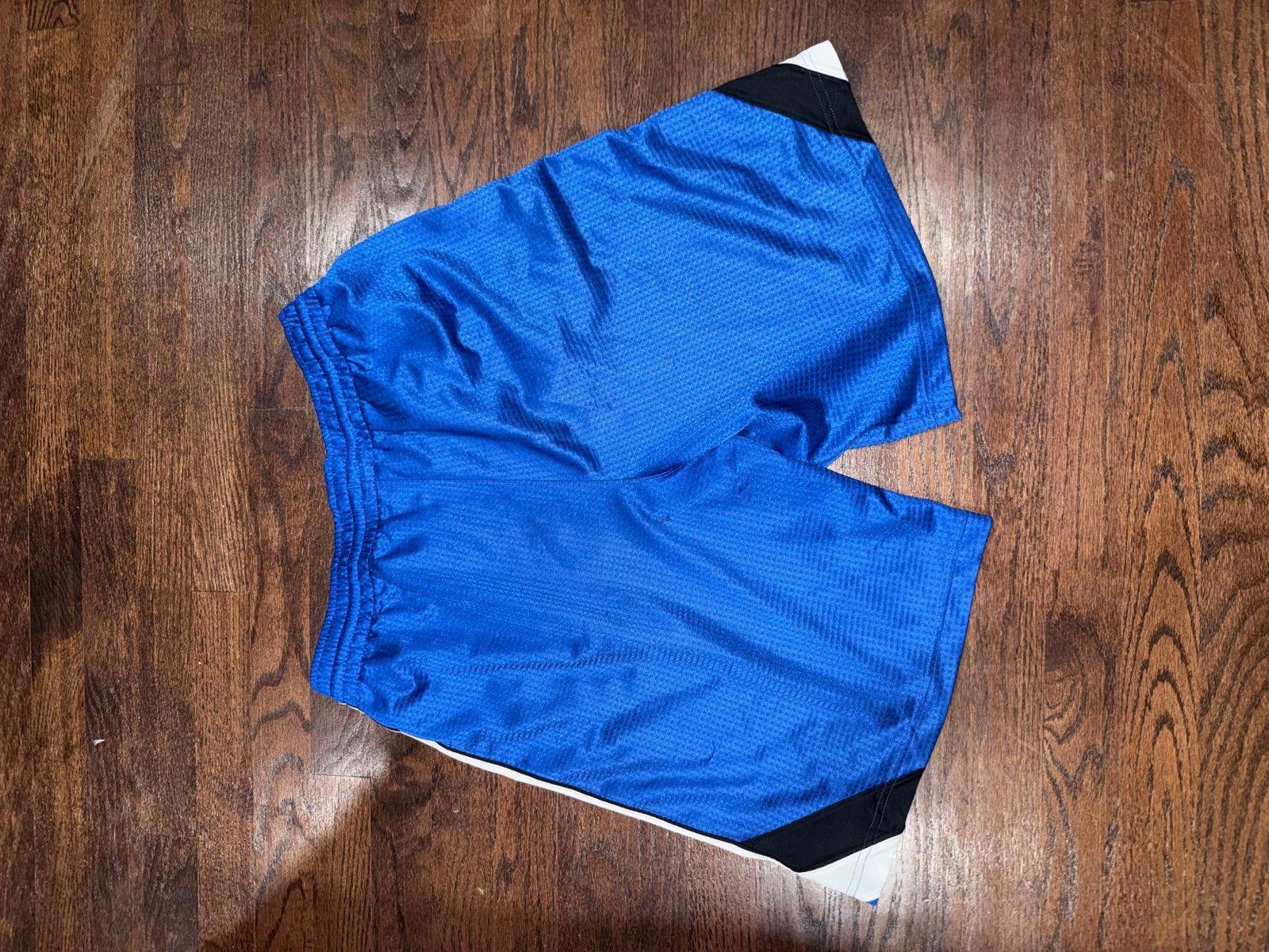 Nike Nike Hoop Shorts Mens Sz M Cobalt Blue Shiny Silky Rare Size US 32 / EU 48 - 6 Thumbnail