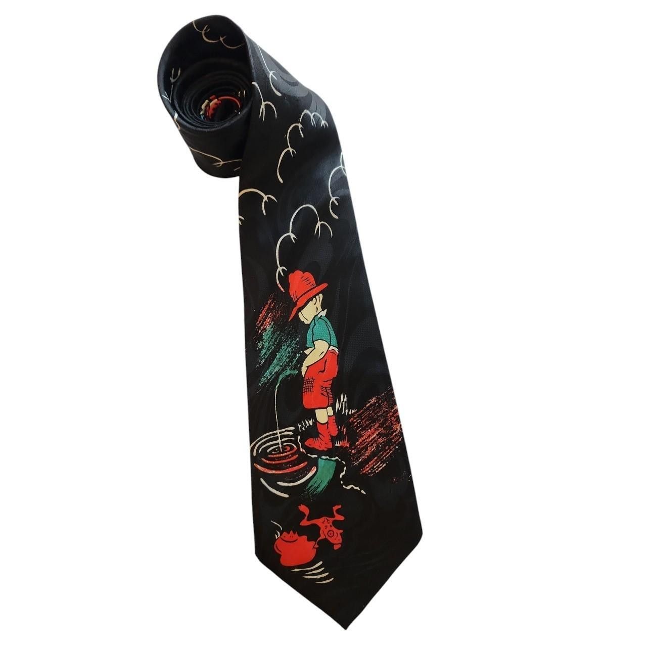 Vintage Enigma Novelty Neck Tie Size ONE SIZE - 1 Thumbnail