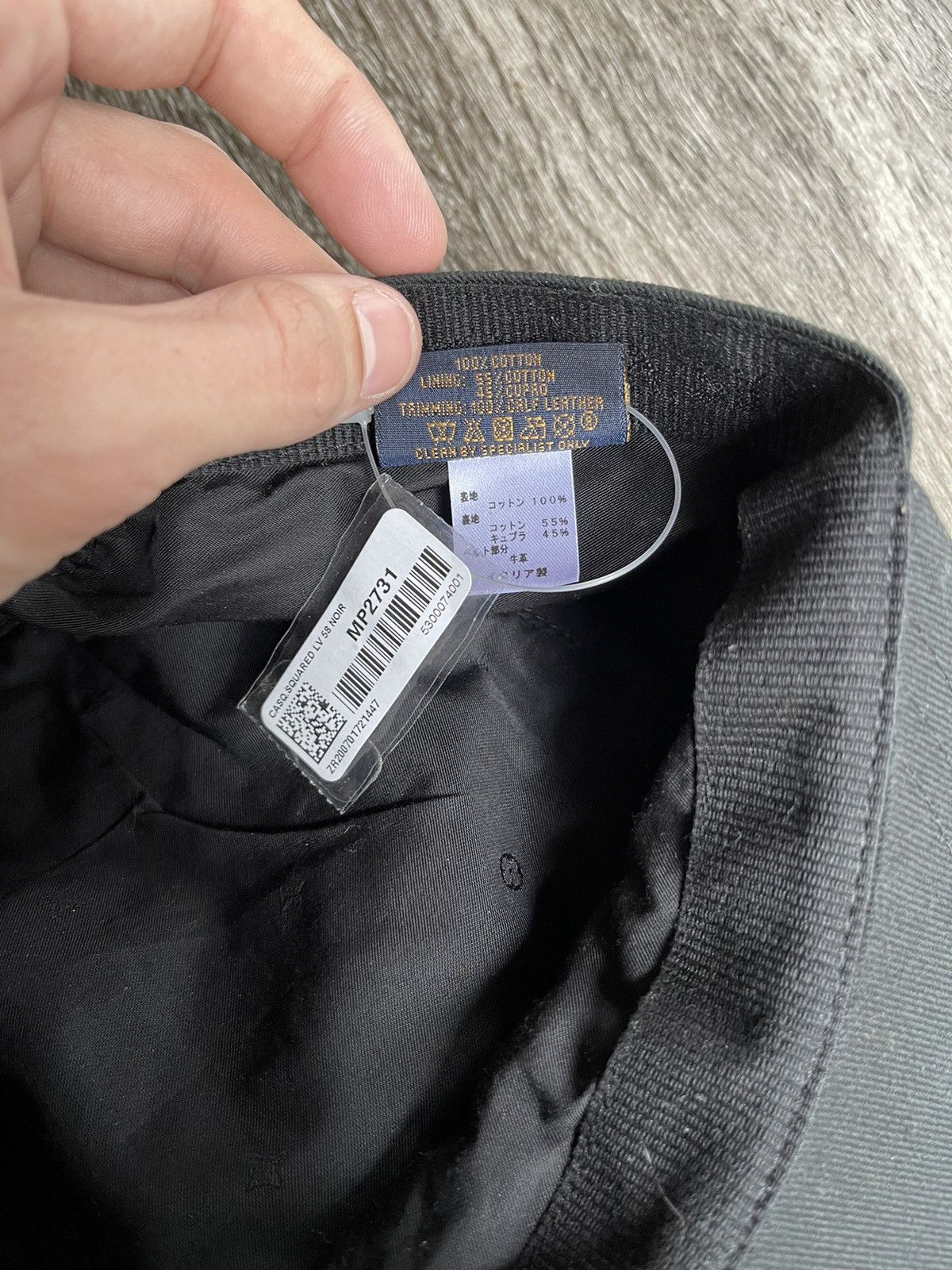Louis Vuitton Louis Vuitton Nigo Army Cap Black Size ONE SIZE - 7 Thumbnail