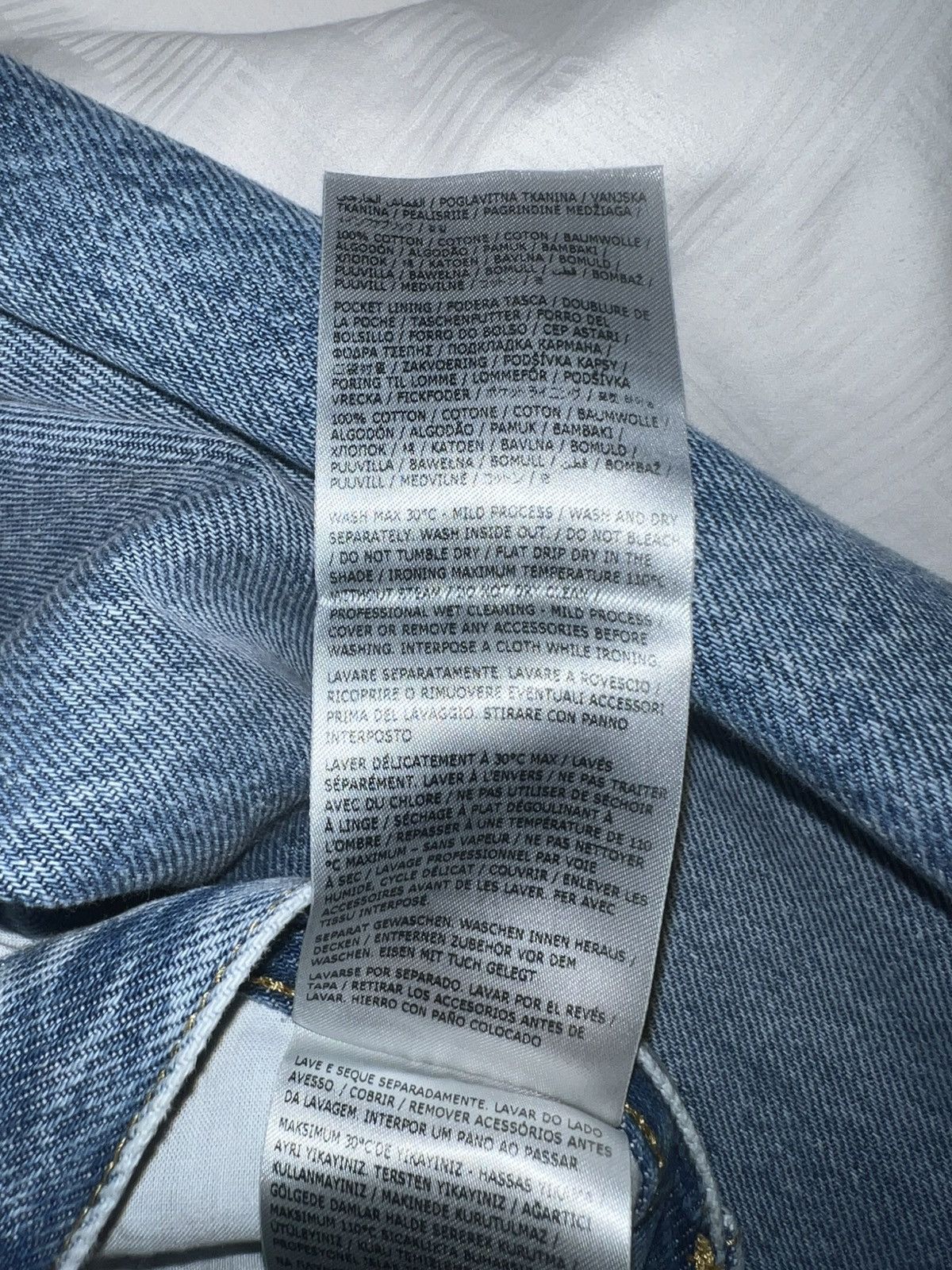 Maison Margiela Margiela unisex straight leg denim with contrasting pockets Size US 40 / EU 56 - 9 Thumbnail