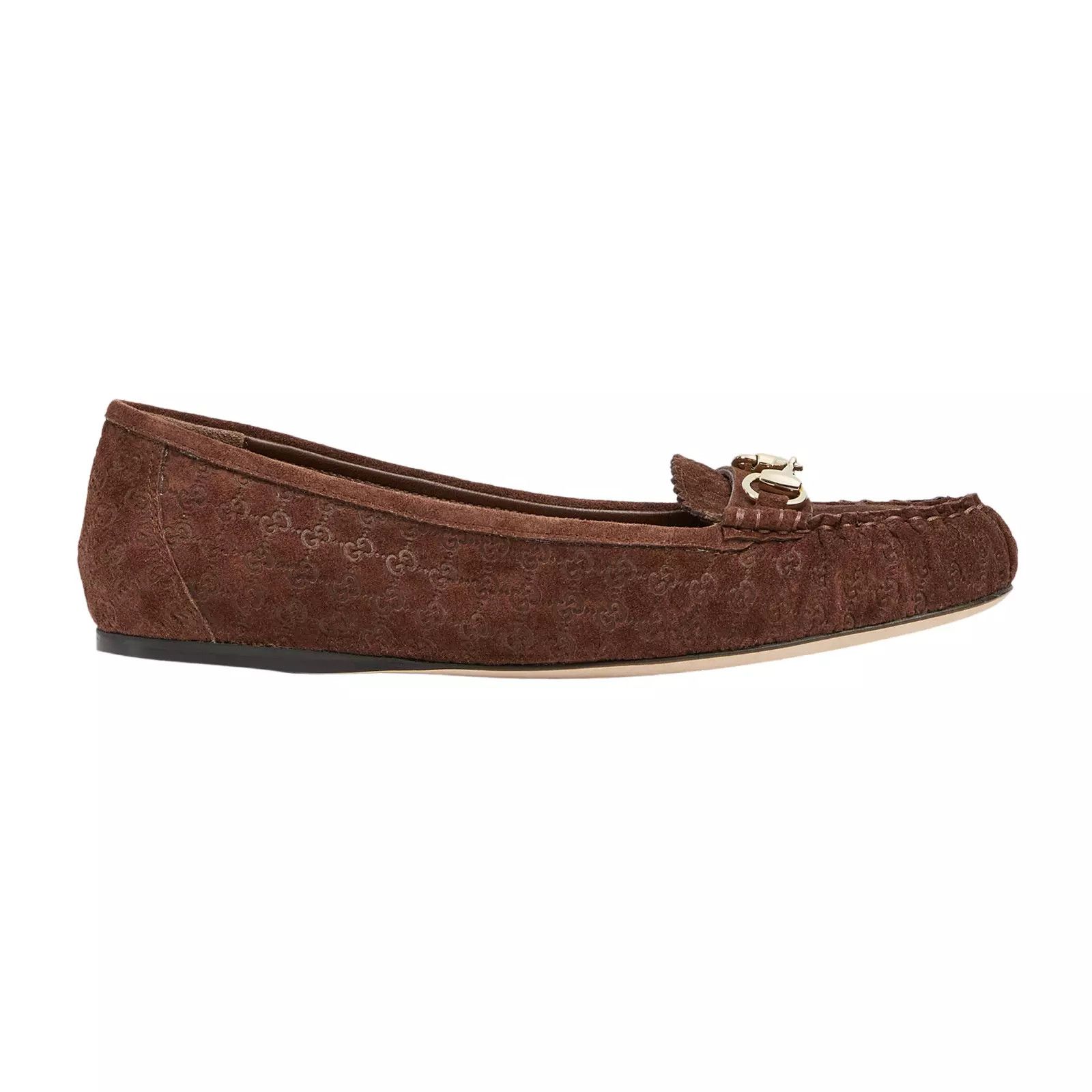 AUTHENTIC! Gucci Brown Leather Suede Slip On Loafers Size 8.5 Gucci Men main image 2
