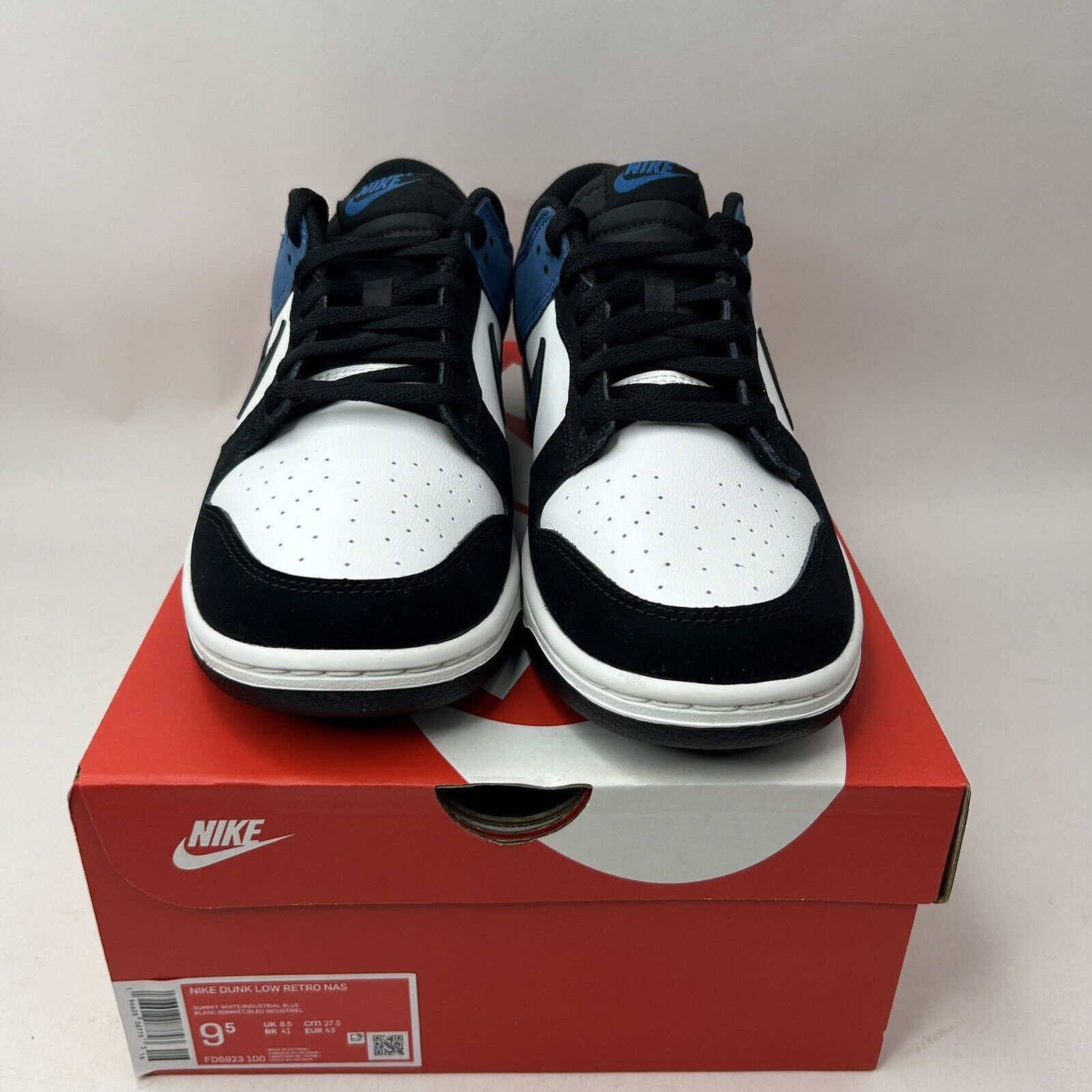 Nike Nike Dunk Low Retro NAS “Industrial Blue” 2023 Size US 9.5 / EU 42-43 - 2 Thumbnail