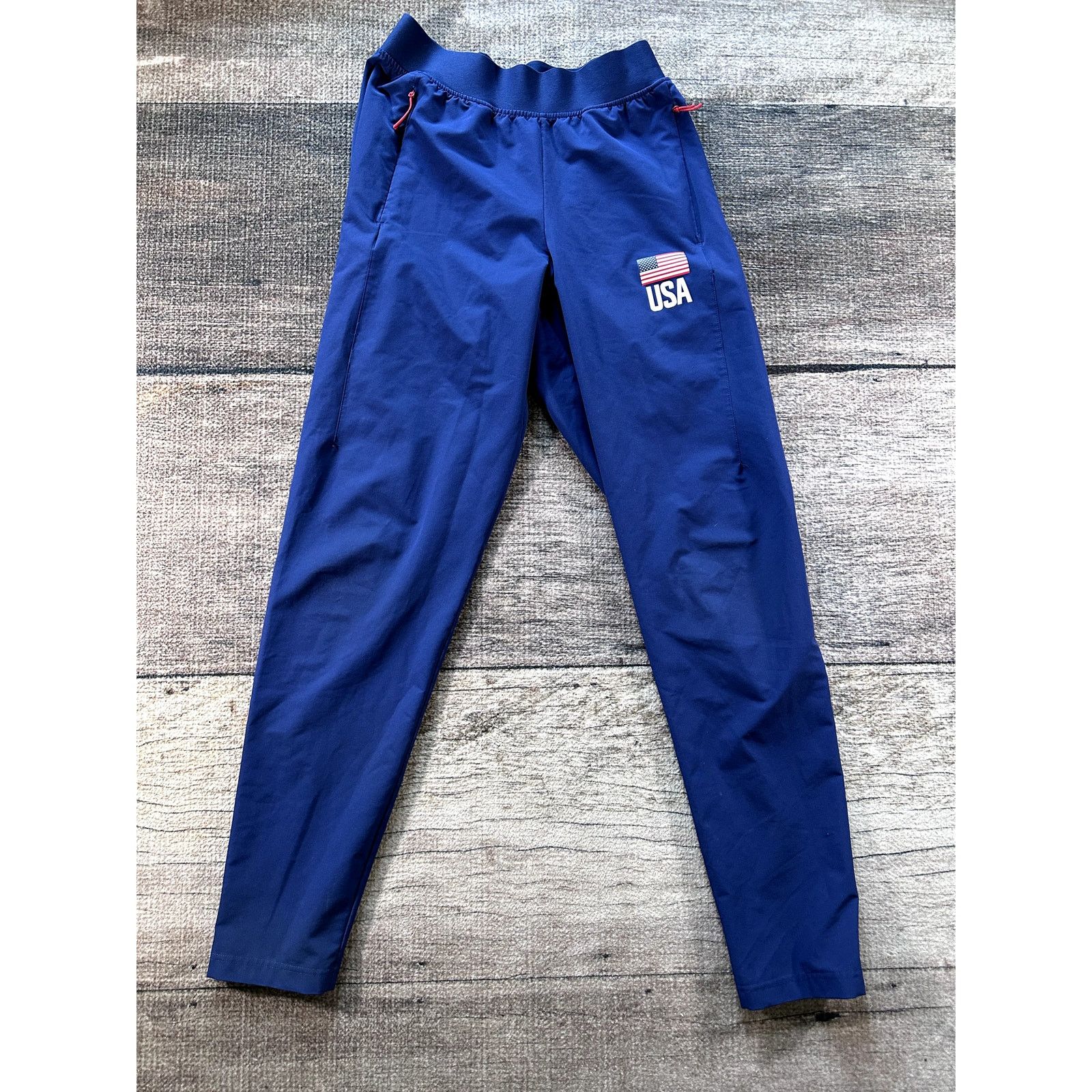 Adidas Adidas Womens USA National Volleyball Track Pants Blue Pants Size 32" / US 10 / IT 46 - 1 Thumbnail