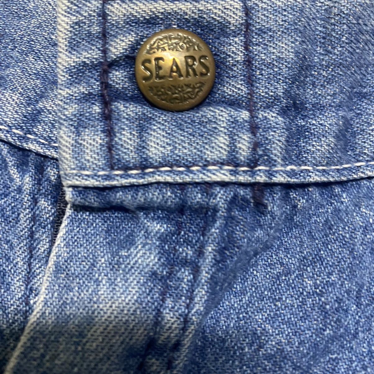 Sears Vintage 70s SEARS Denim Carpenter Work Pant Size US 34 / EU 50 - 21 Thumbnail