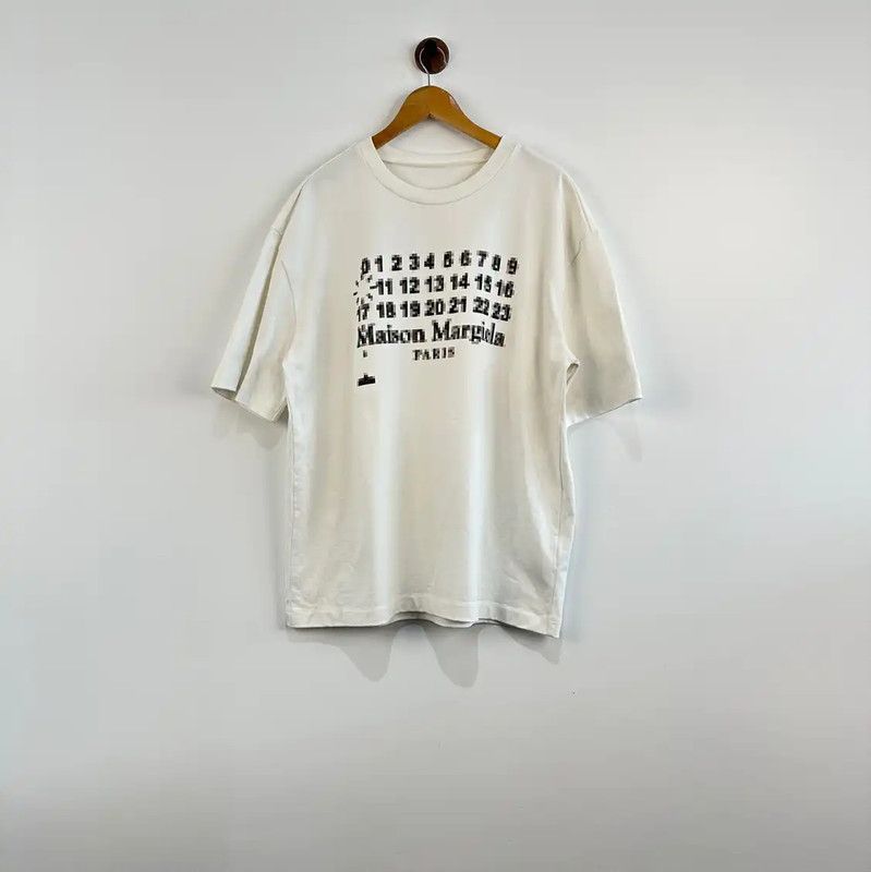 Maison Margiela White Cotton Men's T-Shirt 0089