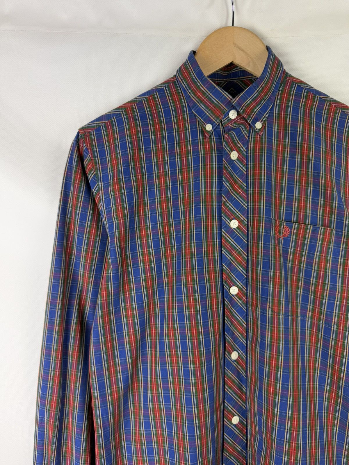 Fred Perry Fred Perry Casual Long Sleeve Checked Plaid Button Up Shirt Size US S / EU 44-46 / 1 - 4 Thumbnail