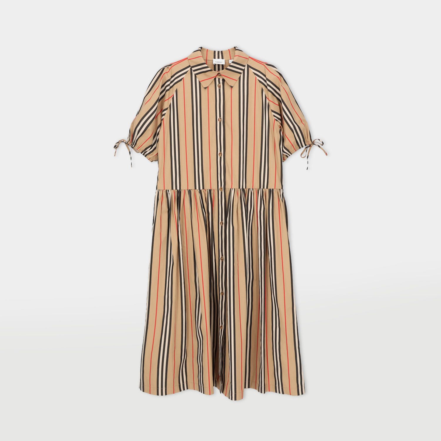 Burberry o1w1db10326 Stripe Dress in Multicolor Size S / US 4 / IT 40 - 1 Thumbnail
