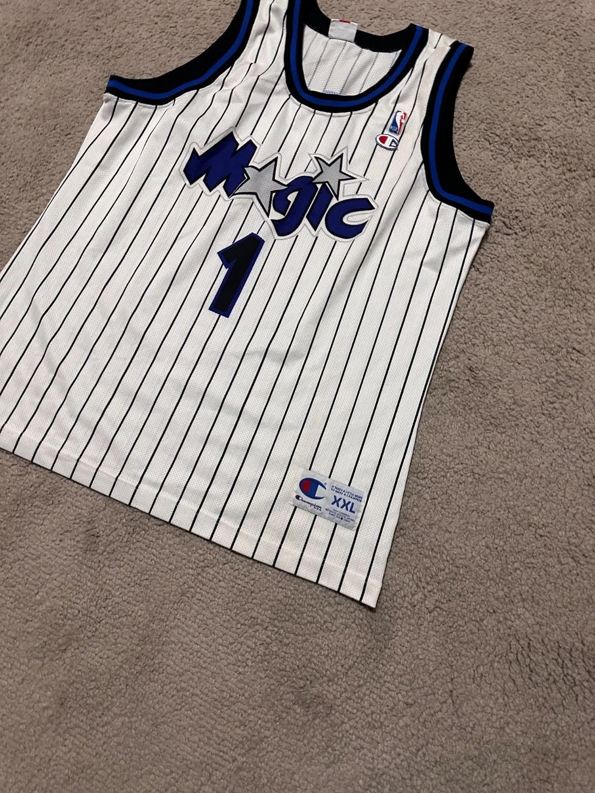 Champion VTG 90’s Orlando Magic NBA Anfernee Hardaway Champion Jersey Size US XXL / EU 58 / 5 - 2 Thumbnail