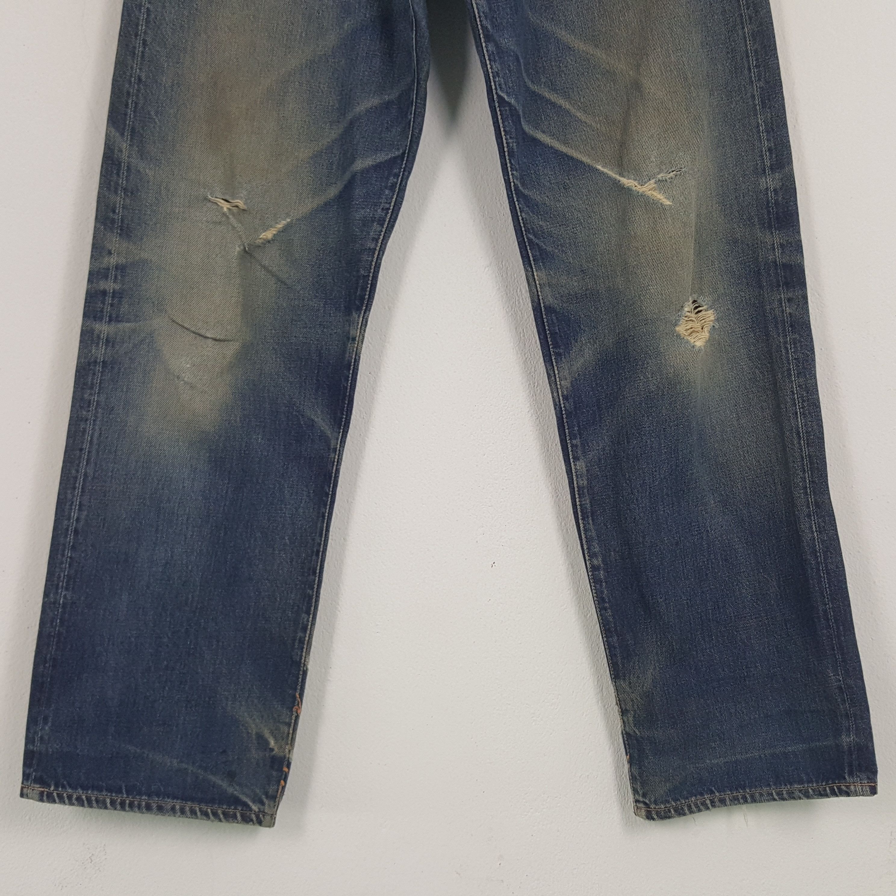 Evisu × Japanese Brand Vintage Evisu Selvedge Custom Art Daicock Denim Jeans Size US 28 / EU 44 - 6 Thumbnail