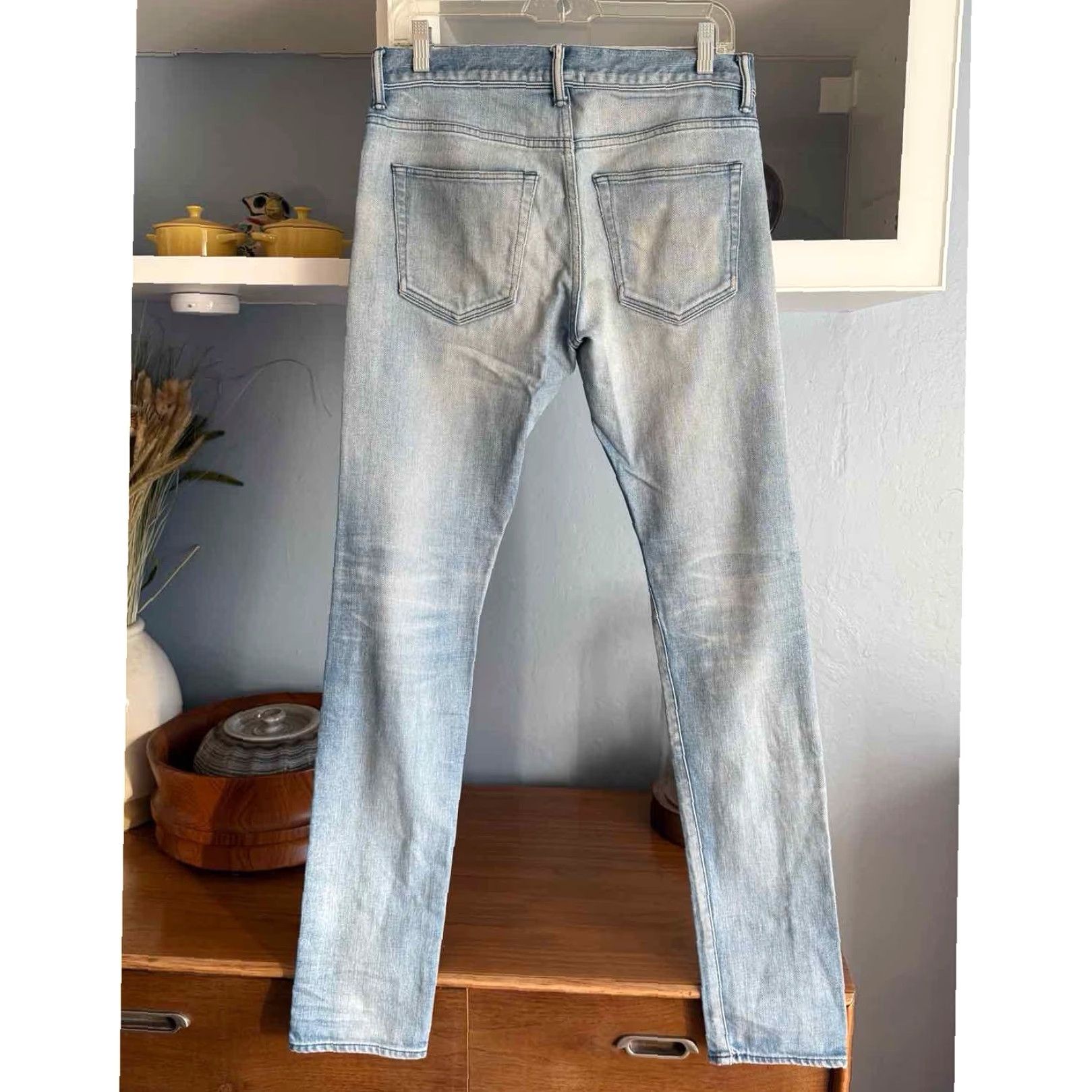 John Elliott John Elliott Denim The Daze Slim Jeans Coast 2 Size 28 Jeans Men Blue 98% Cotton 2% Polyurethane Slimming Button Fly 5-pocket Coast 2 Style Skinny"} Size US 28 / EU 44 - 3 Thumbnail