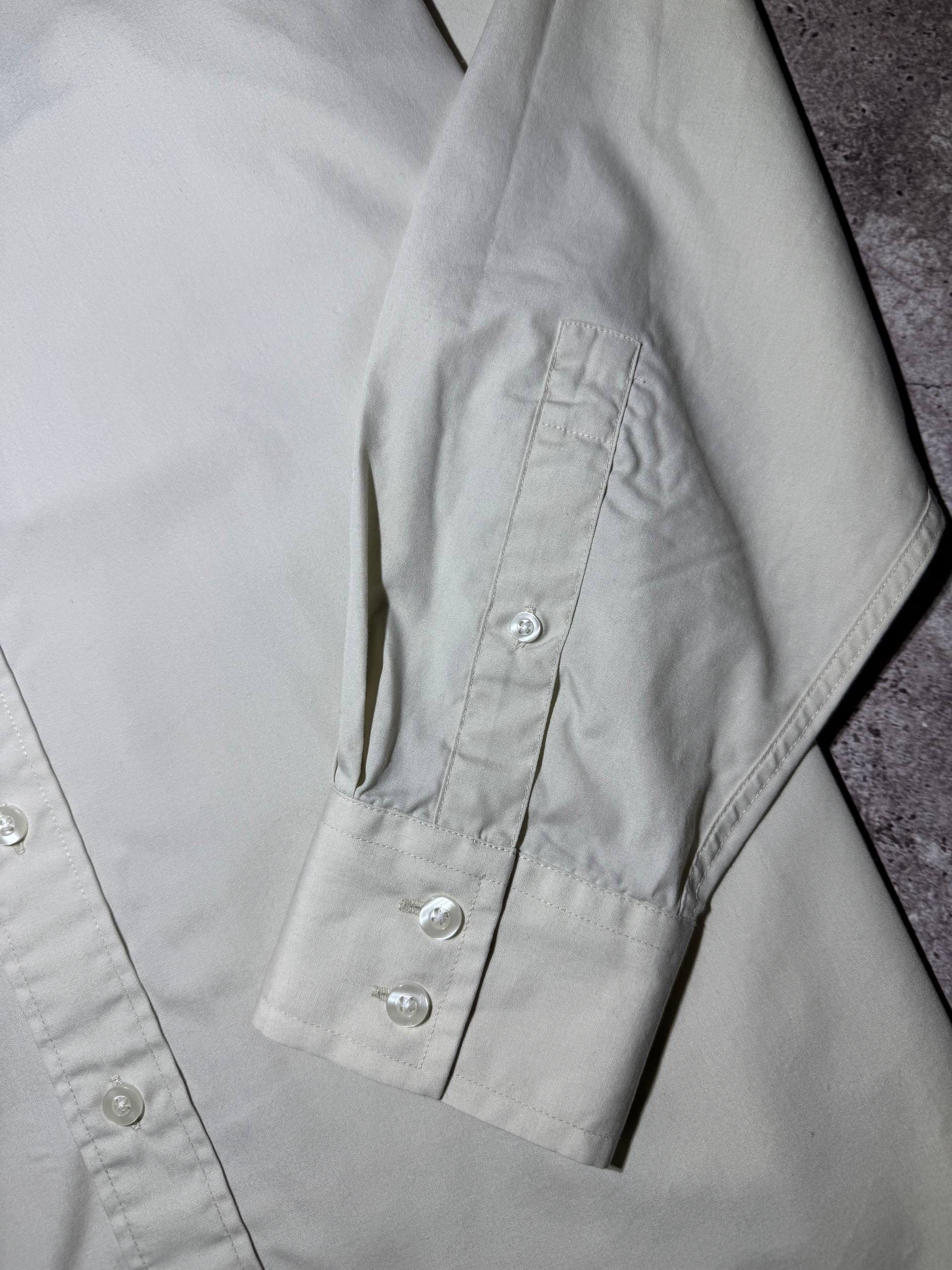 Yves Saint Laurent Yves Saint Laurent Vintage Luxury Beige Shirt Button Up Size US L / EU 52-54 / 3 - 4 Thumbnail