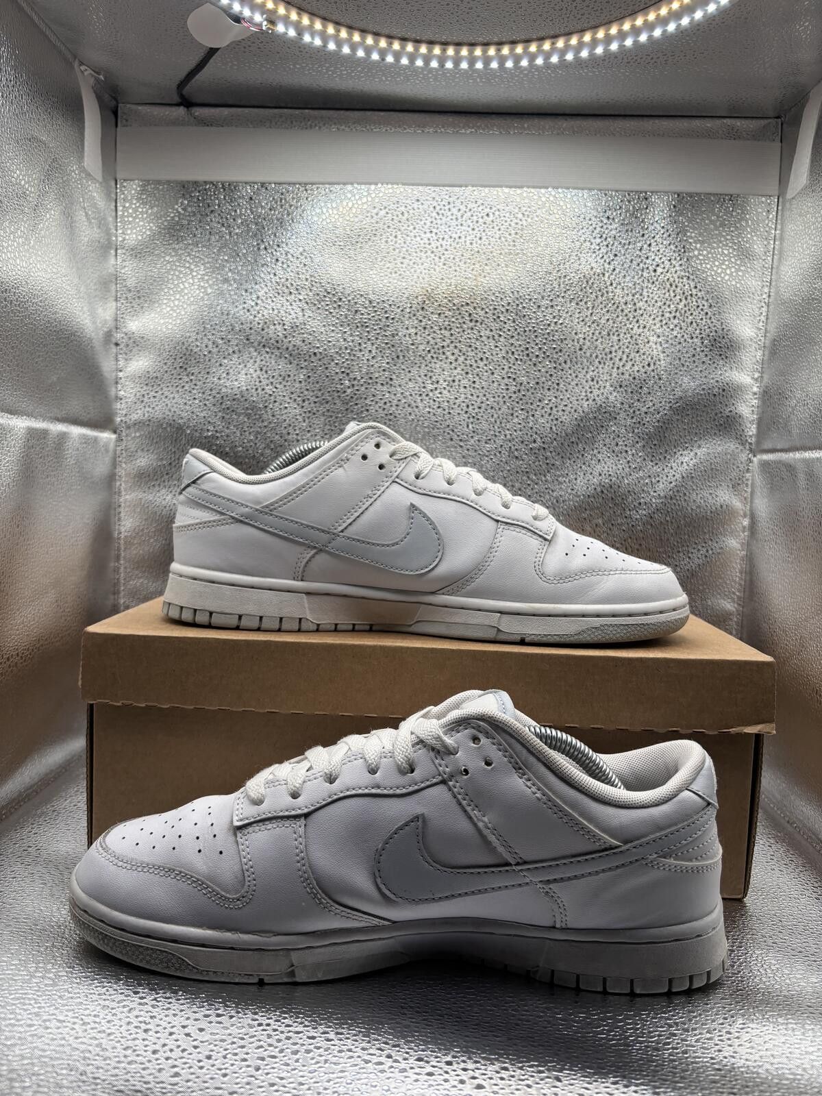 Nike Nike dunk low white pure platinum Size US 9.5 / EU 42-43 - 5 Thumbnail