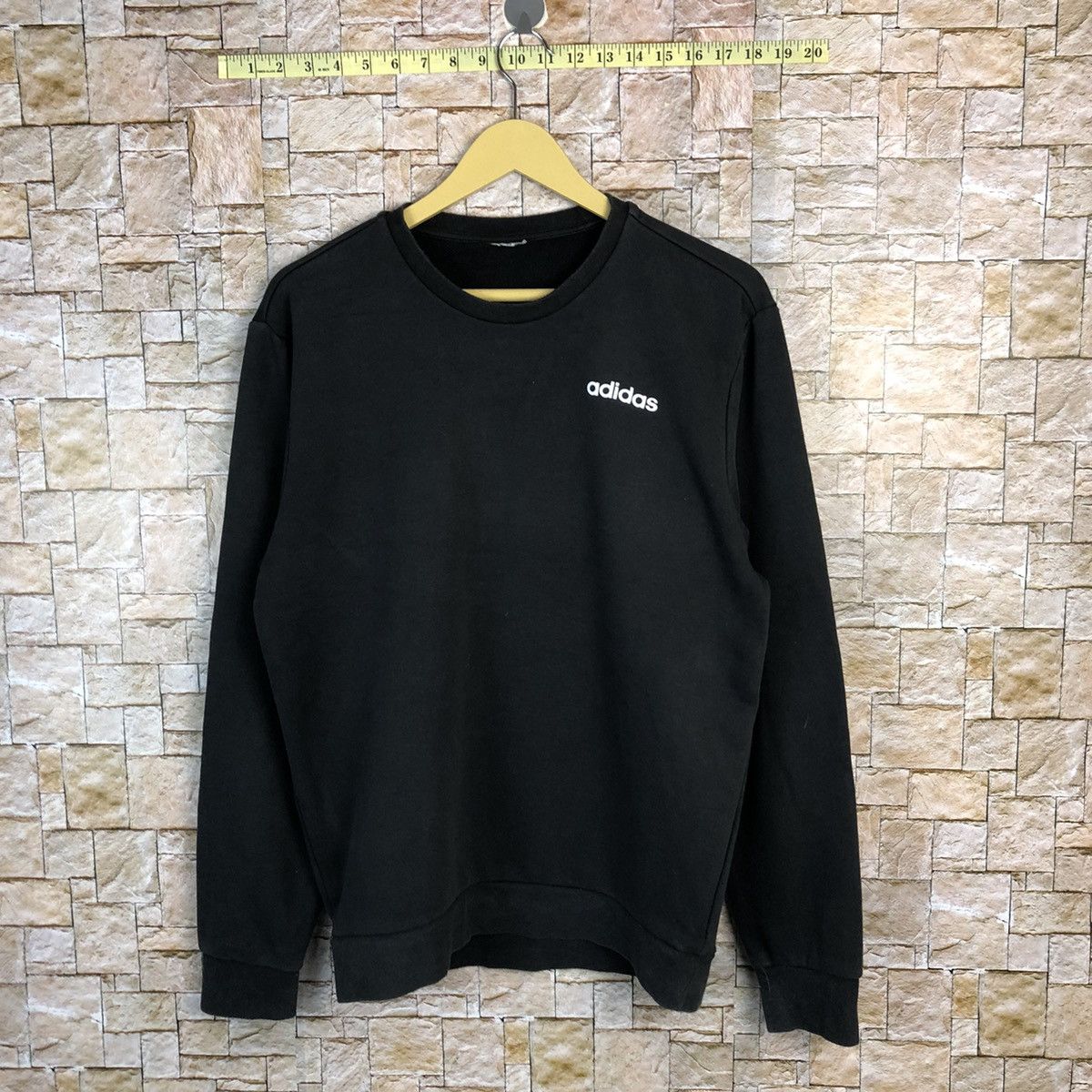 Vintage Black Sweatshirt #A411 Size US M / EU 48-50 / 2 - 1 Thumbnail
