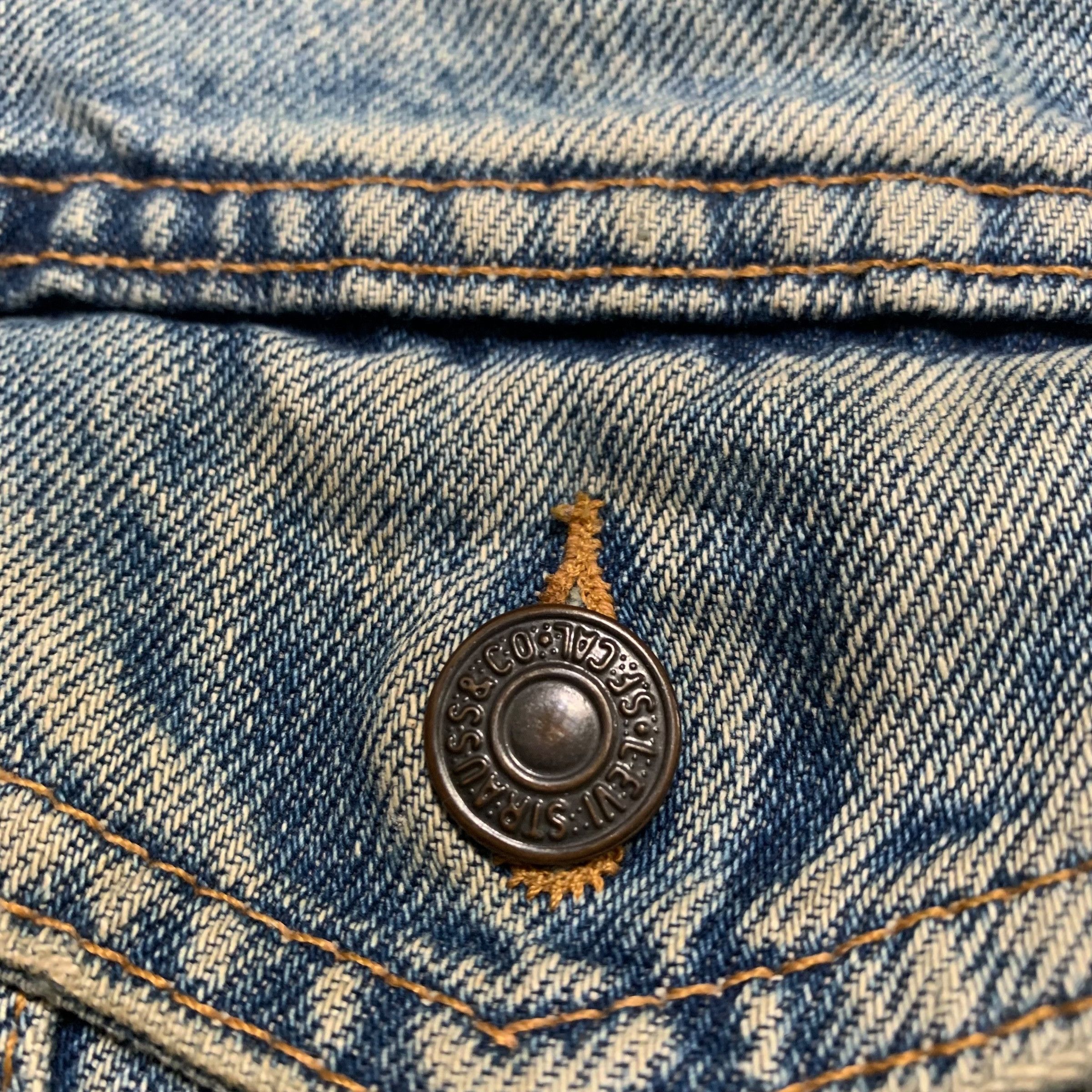 Levi's Vintage Oversize Levis 71507 Denim Jacket Size US XXL / EU 58 / 5 - 17 Thumbnail