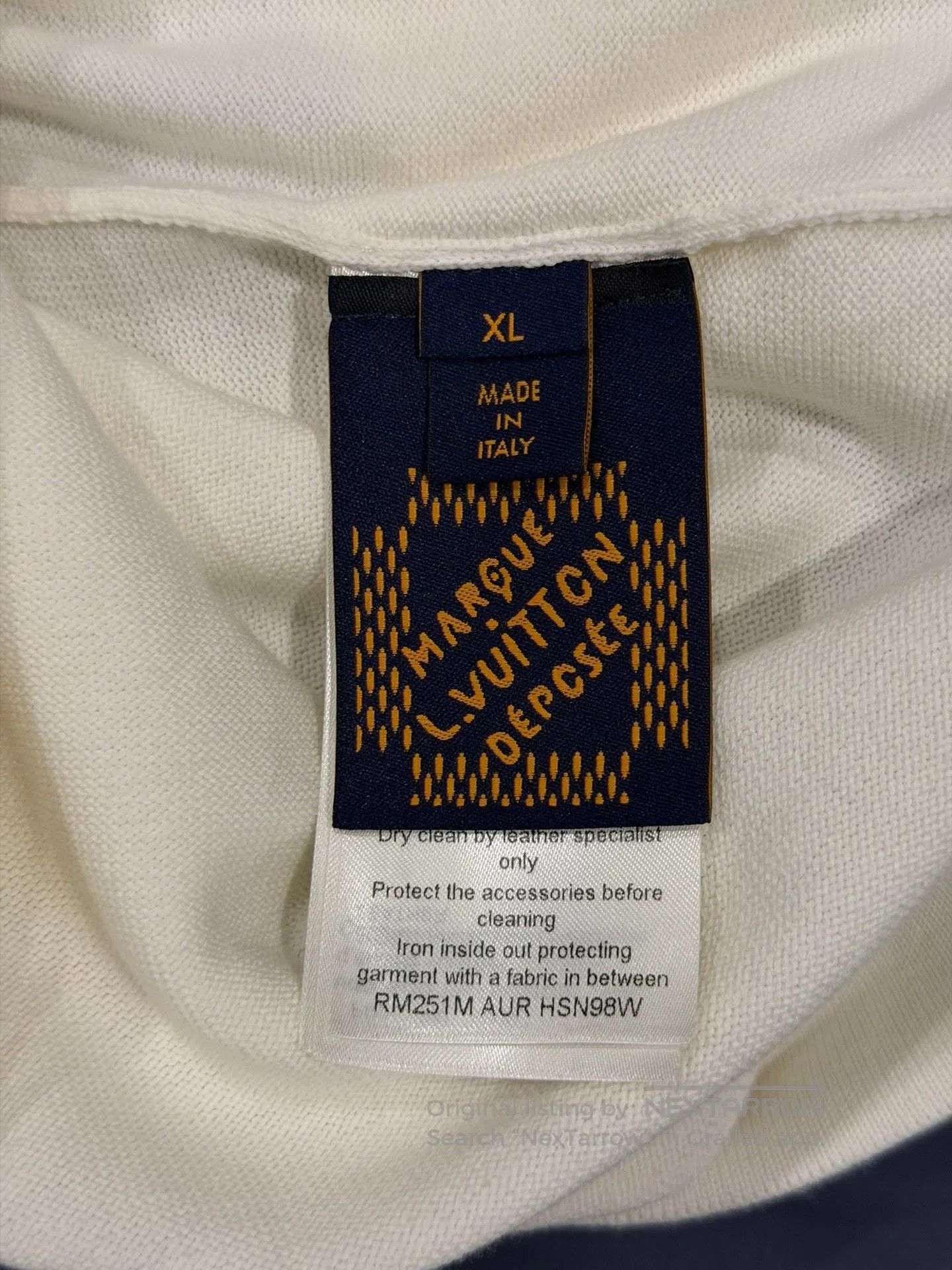 Louis Vuitton Louis Vuitton 25 Leather Patch Knit T-shirt. Size US XL / EU 56 / 4 - 5 Thumbnail