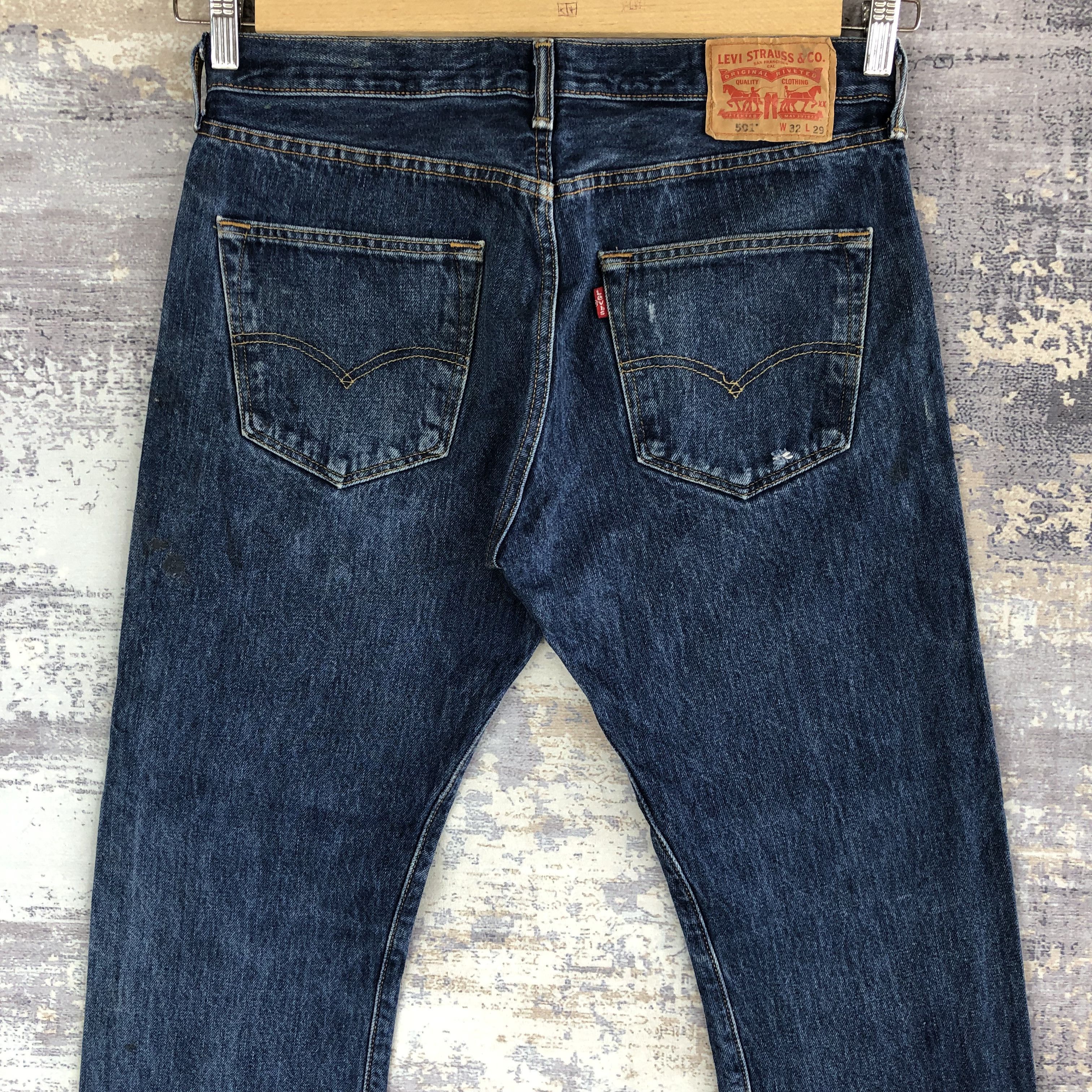 Levi's Vintage Levis 501 Jeans Levi's Faded Blue Earth Tone Denim Size US 32 / EU 48 - 4 Thumbnail