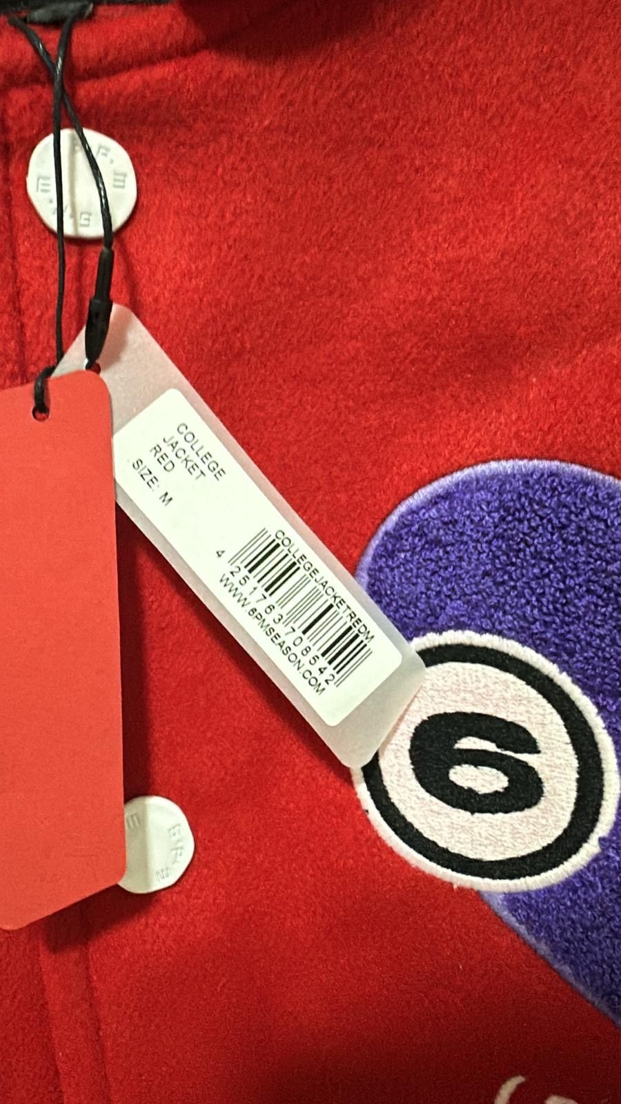 Vertabrae 6pm Season Sad Boys Red Collage Jacket 2021 Release Size US M / EU 48-50 / 2 - 10 Thumbnail