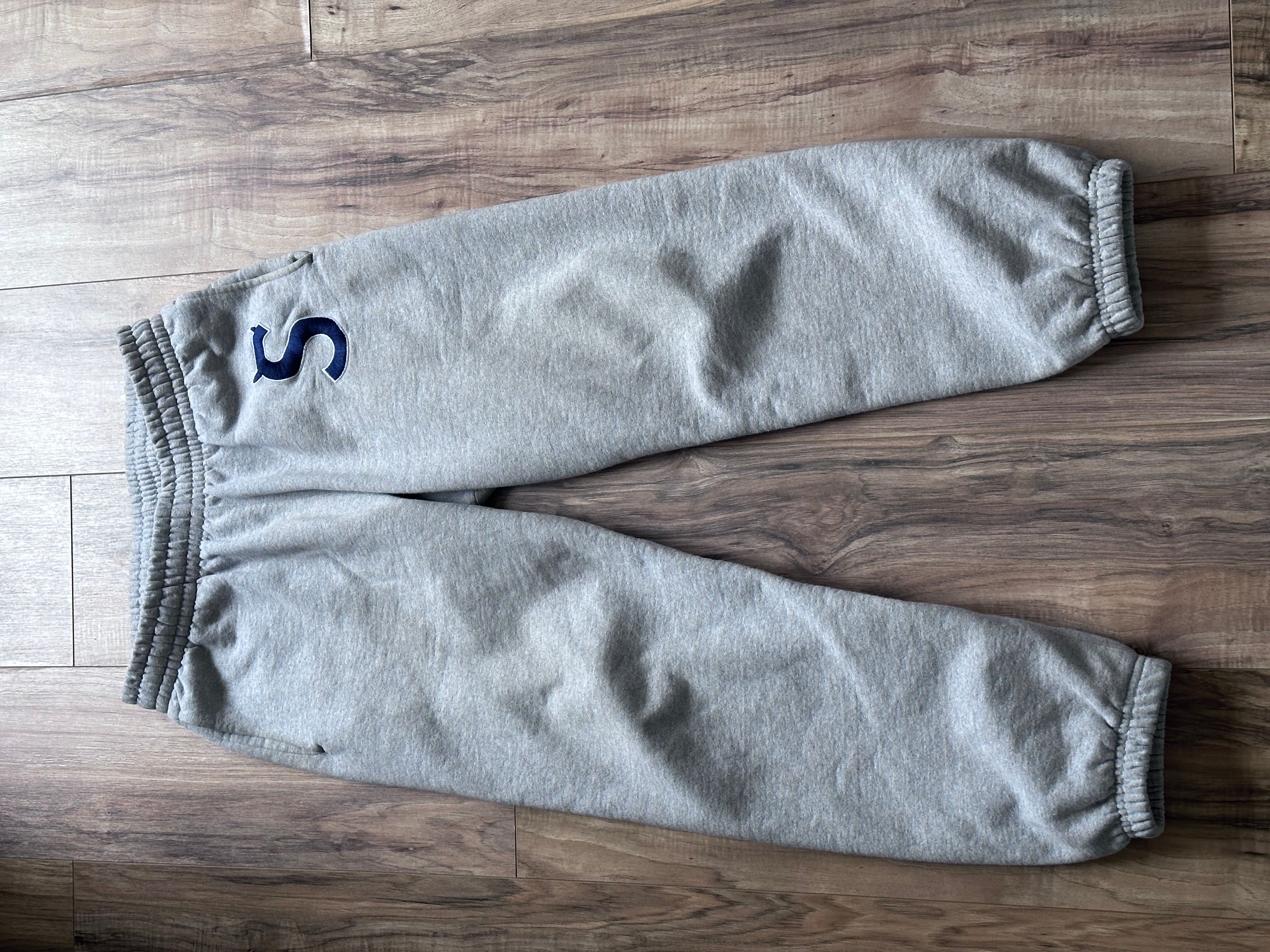 Pre-owned Supreme S Logo Sweatpants In Grey