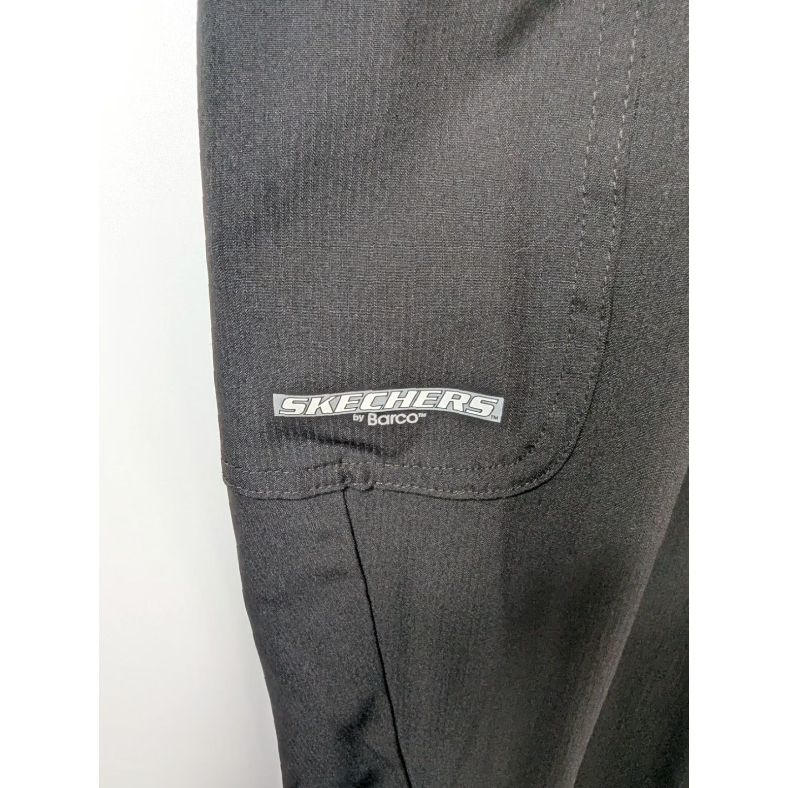 SKECHERS Skechers Barco Vitality 3XL Black Drawstring Scrub Pants SKP538X Women Size US 39 - 2 Thumbnail
