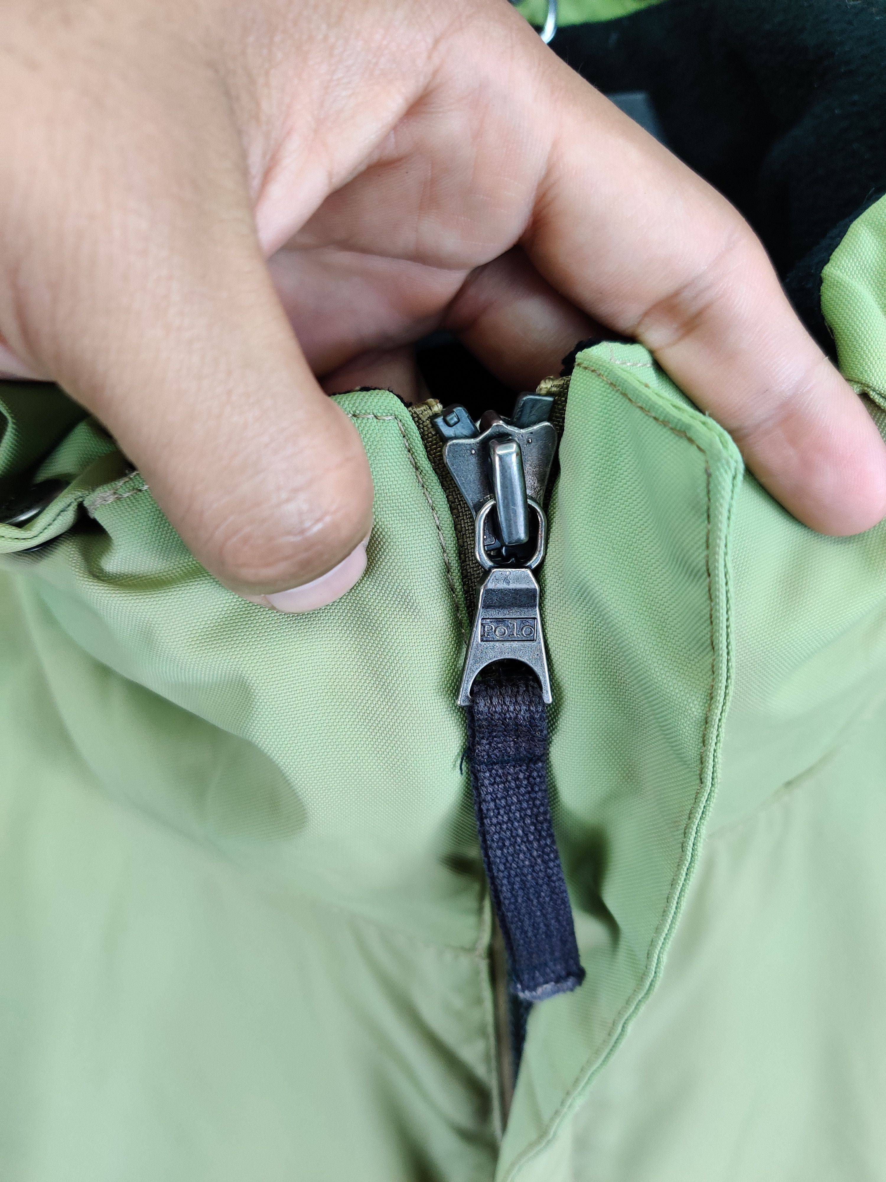 Polo Ralph Lauren Vintage 90s Polo Ralph Lauren Down Puffer Light Green Jacket Size US L / EU 52-54 / 3 - 12 Thumbnail