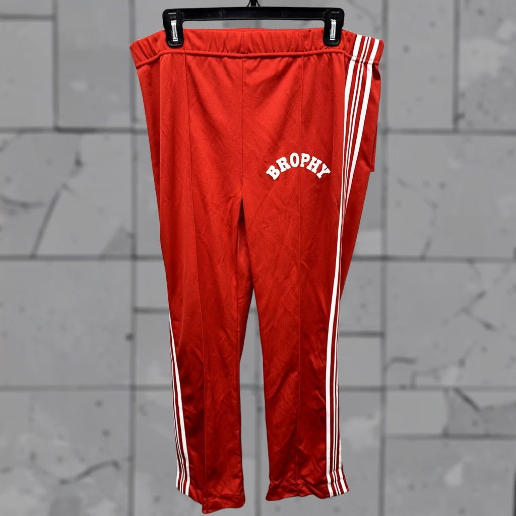 Vintage Tonix Track Pants Men Red White Brophy Athletic 30in Inseam M Mens Regular Pants Athleticwear Joggers Size US 31 - 1 Thumbnail