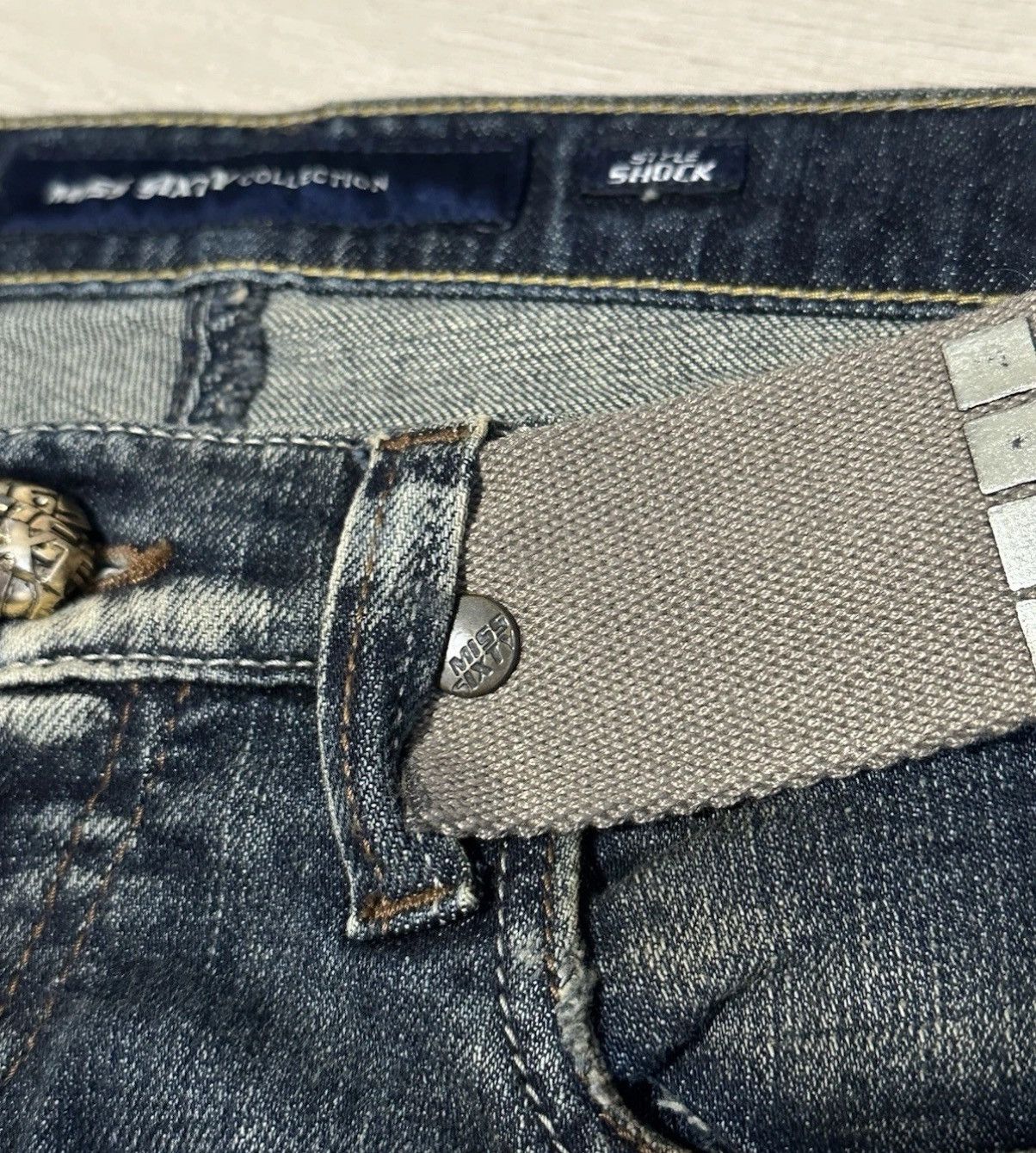 Miss Sixty NEW Vintage Miss Sixty Dirty Shock Skinny Jeans y2k Size 28 Size 28" / US 6 / IT 42 - 5 Thumbnail