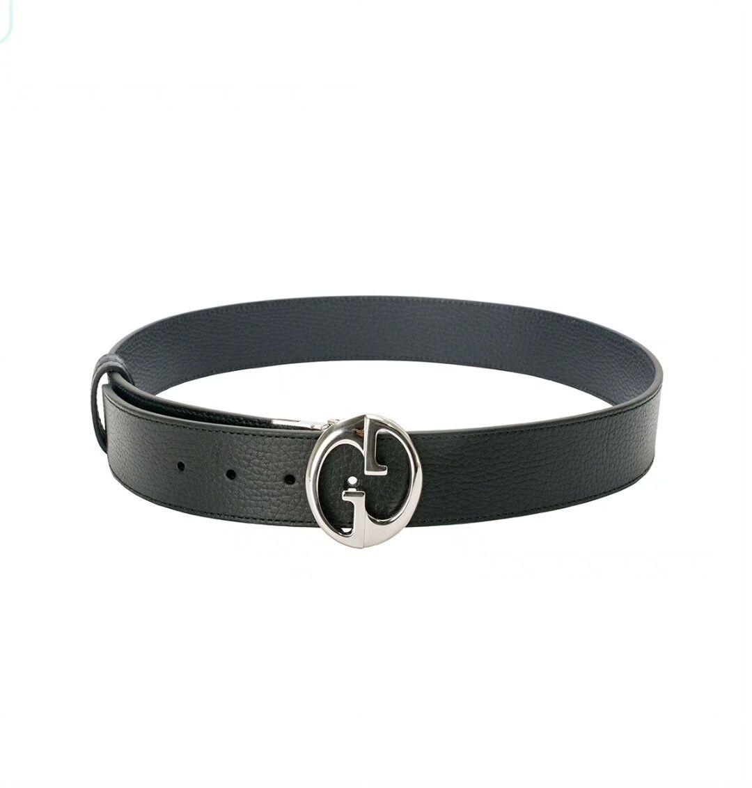Gucci Gucci Unisex Logo Buckle Leather Belt Size ONE SIZE - 1 Thumbnail