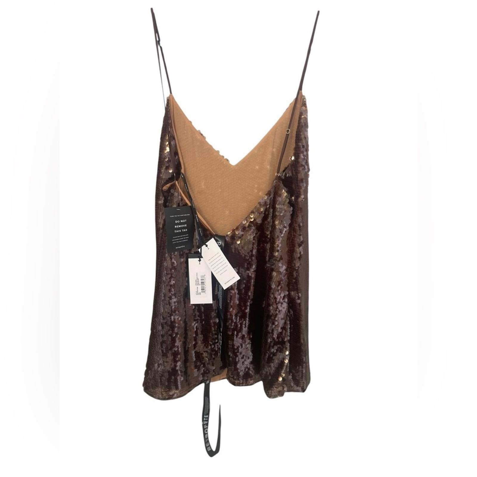 Retrofete Retrofête Deserae Sequin Mini Slip Dress - BNWT Size XL / US 12-14 / IT 48-50 - 5 Thumbnail