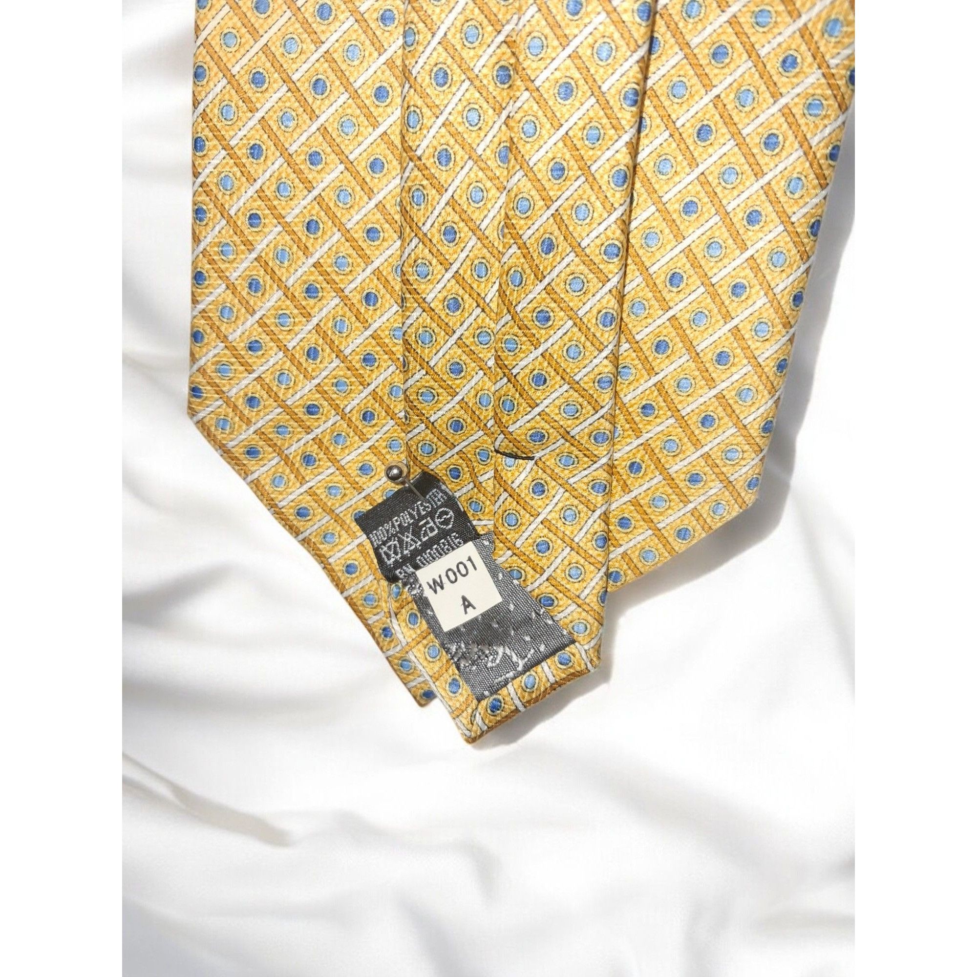 Other Keith Daniels 100% Polyester Tie – Handmade in China, Gold G Size ONE SIZE - 7 Thumbnail