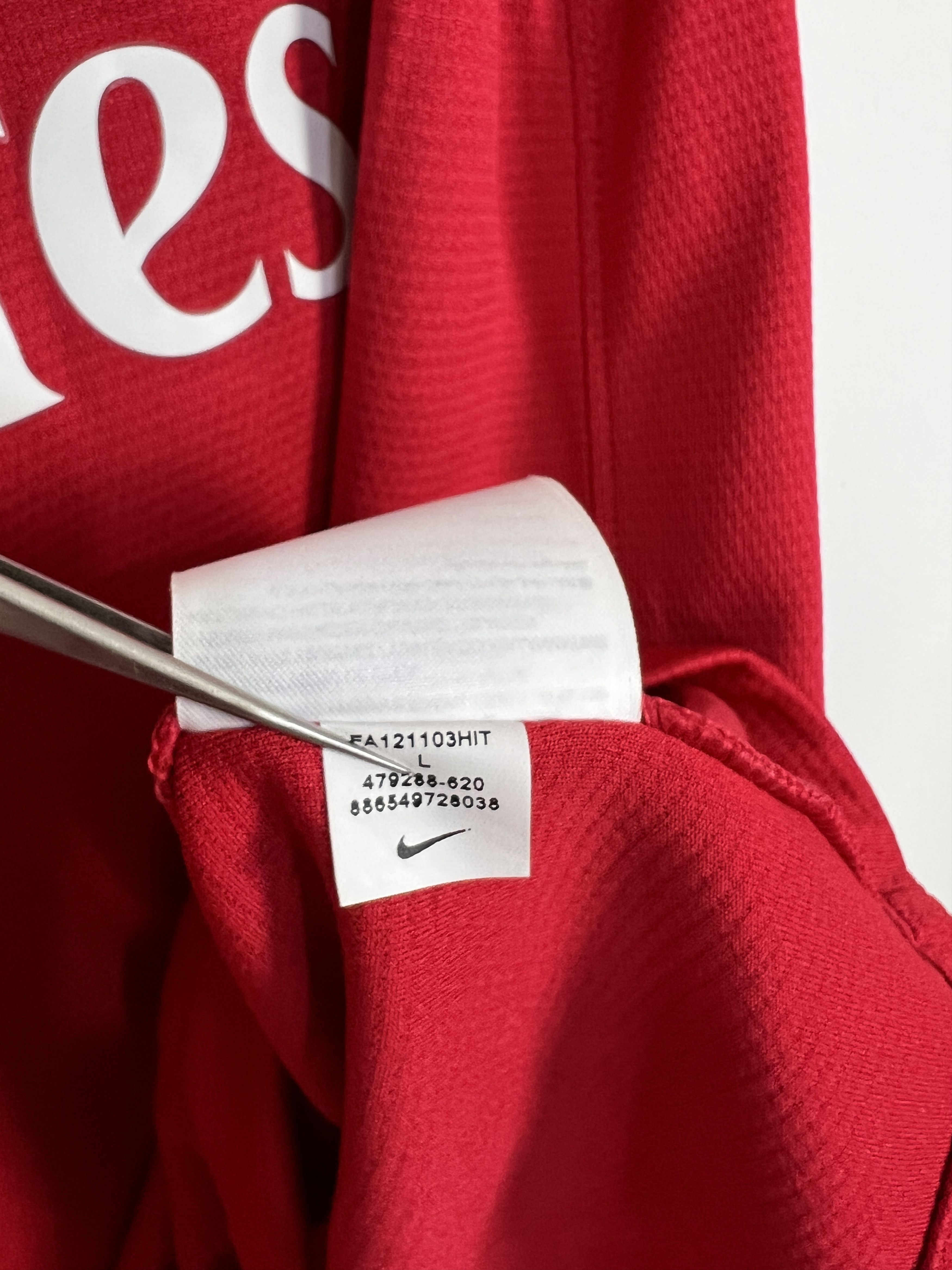 Nike Arsenal Home football shirt 2012 #5 Vermaelen Nike Boys 12 Size US XS / EU 42 / 0 - 12 Thumbnail