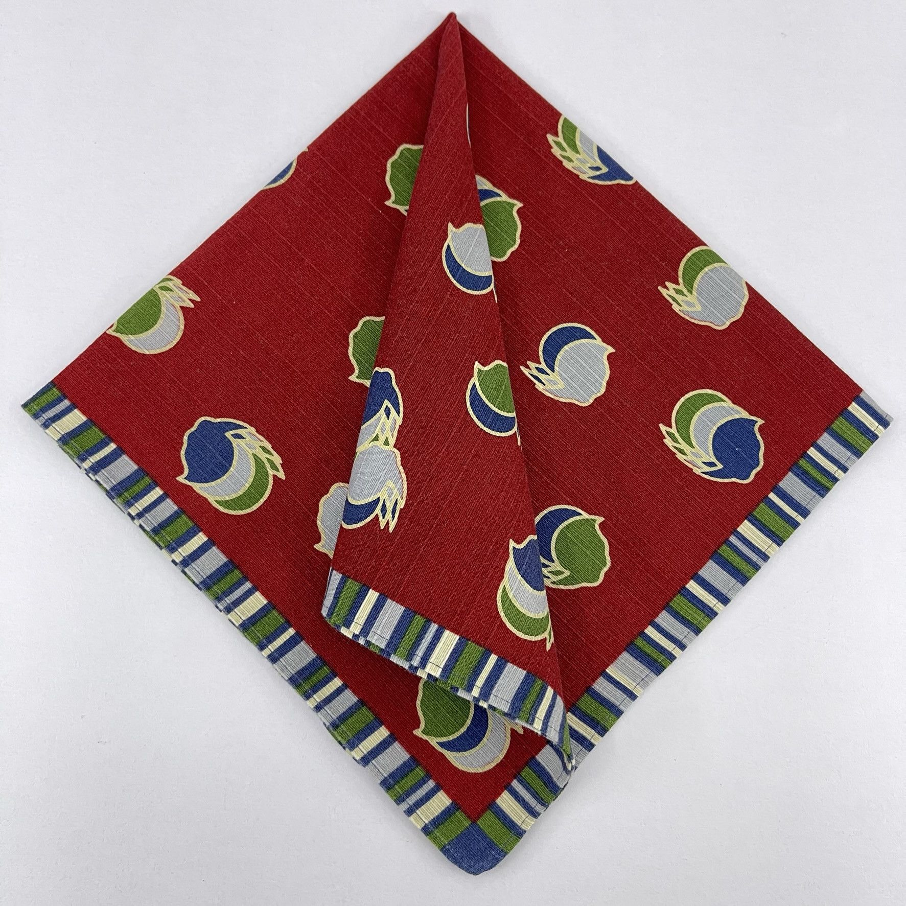 Japanese Brand Vintage Japanese Furoshiki Handkerchief Wrap Gift - 5083 Size ONE SIZE - 1 Thumbnail