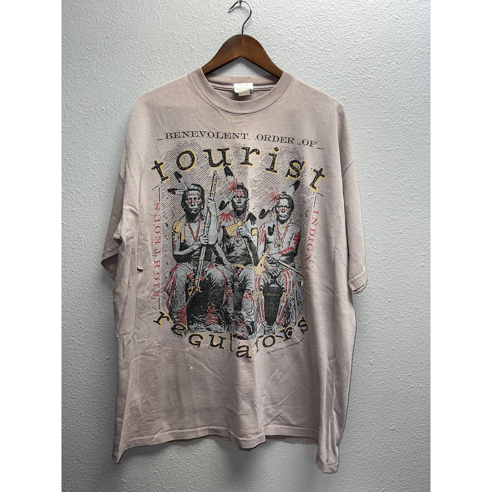 Vintage Vintage Tourist Regulators Shirt Benevolent Indignation XL Size US XL / EU 56 / 4 - 1 Thumbnail